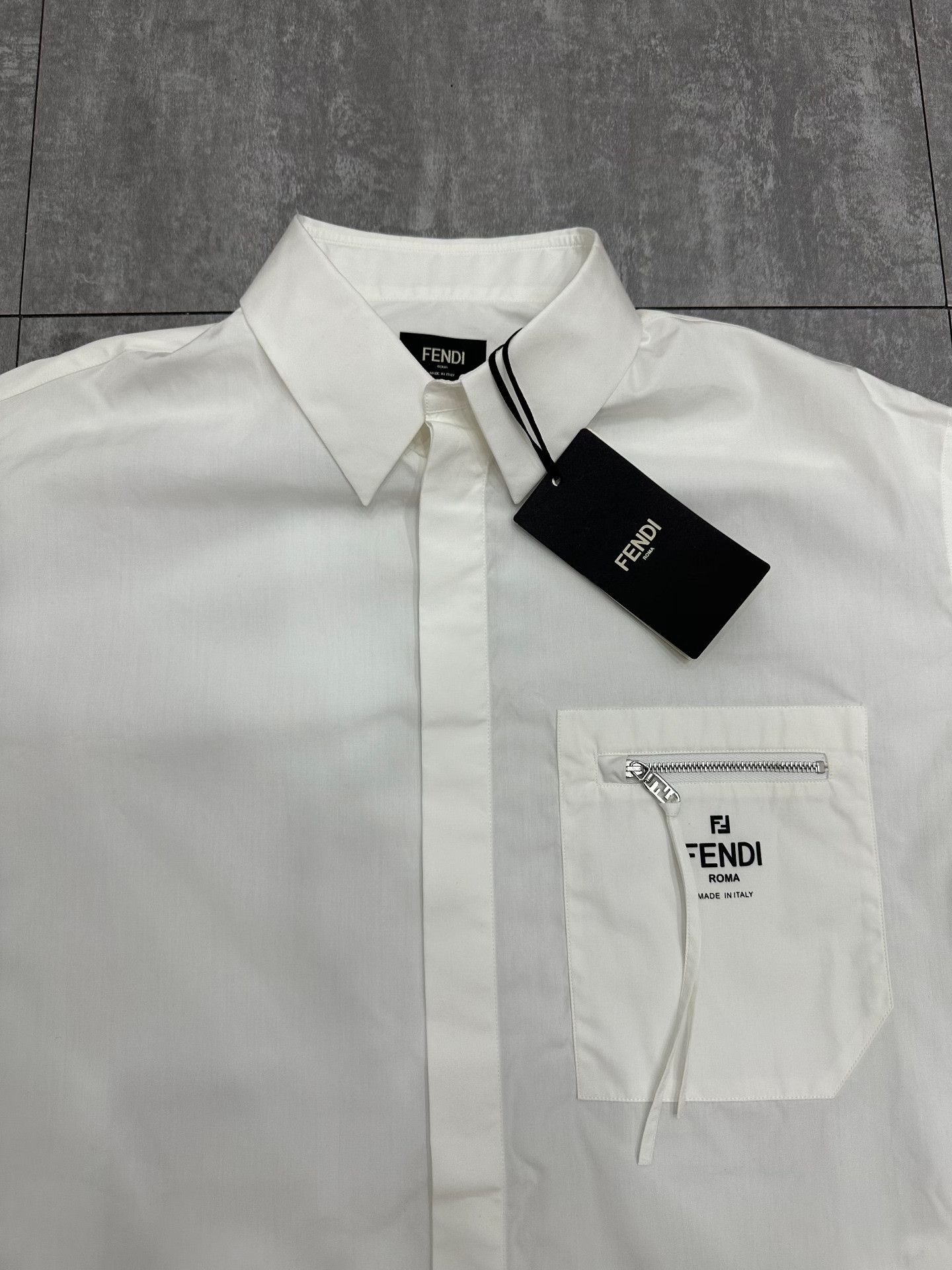Fendi Fendi White Shirt m Men Size US M / EU 48-50 / 2 - 3 Thumbnail