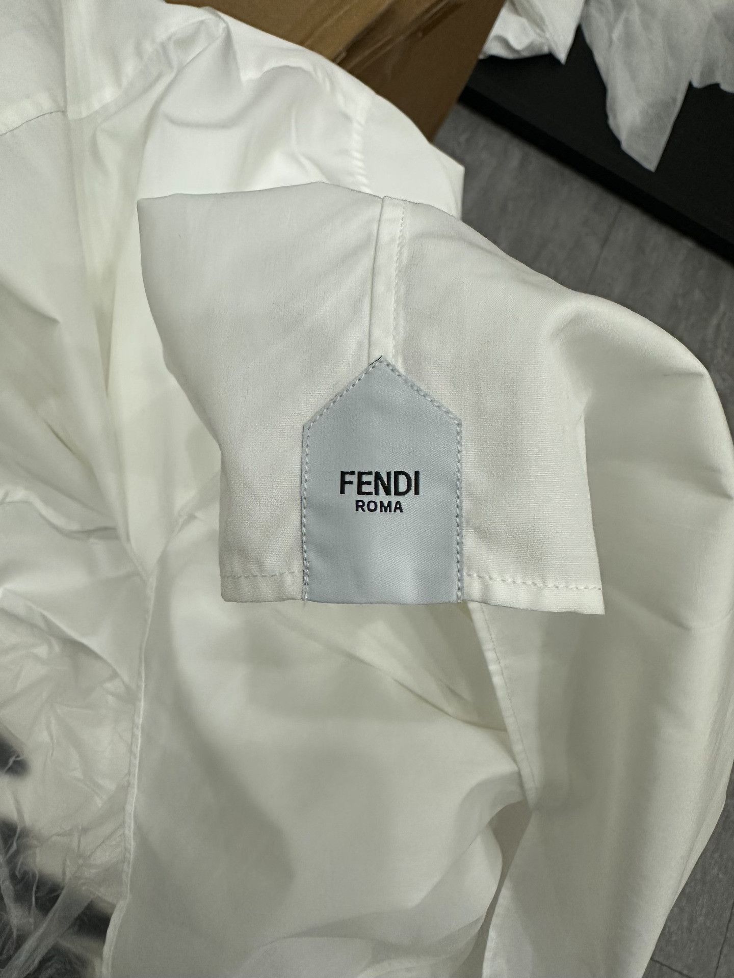 Fendi Fendi White Shirt m Men Size US M / EU 48-50 / 2 - 5 Thumbnail