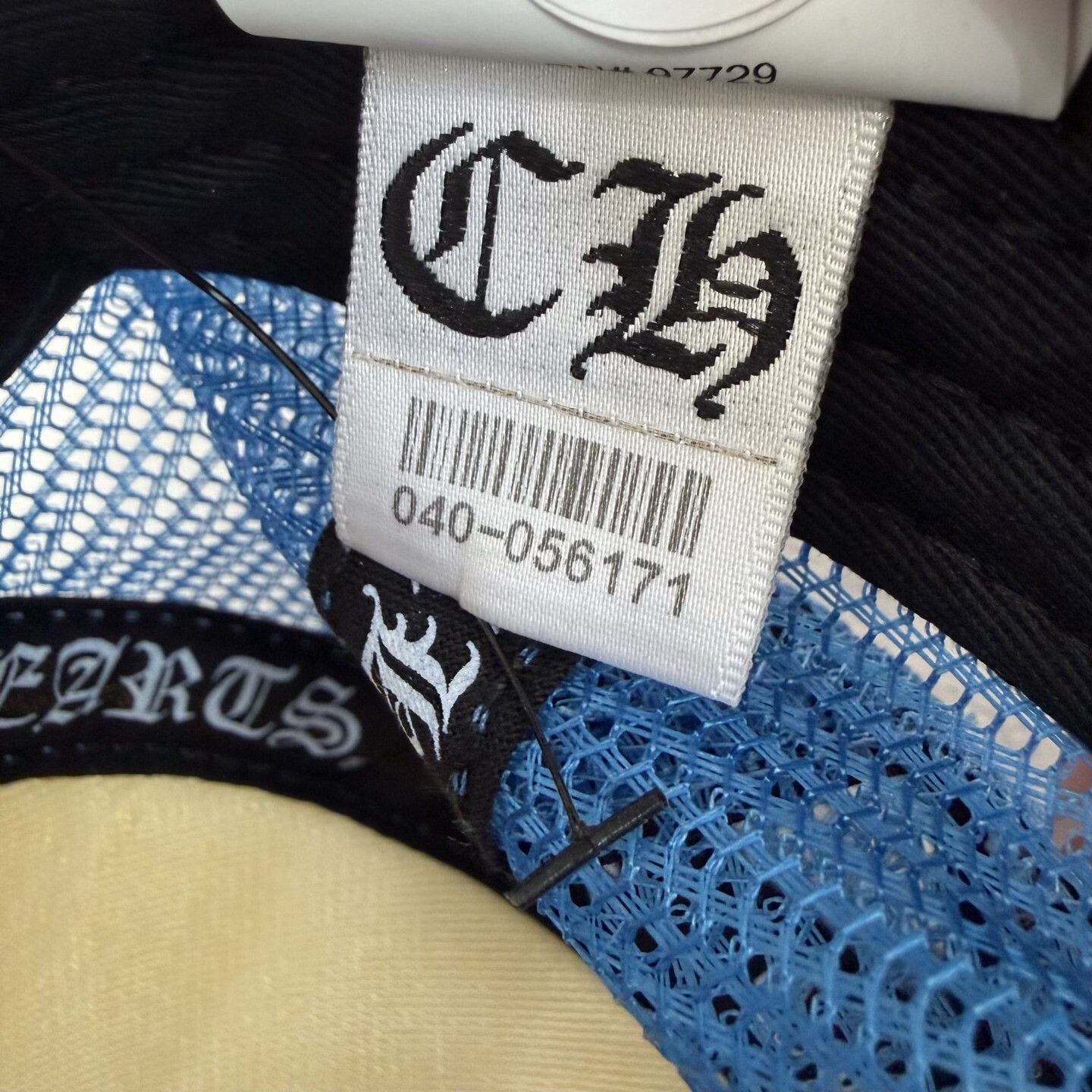 Chrome Hearts Chrome Hearts Blue Hat 60 Men Size ONE SIZE - 4 Thumbnail