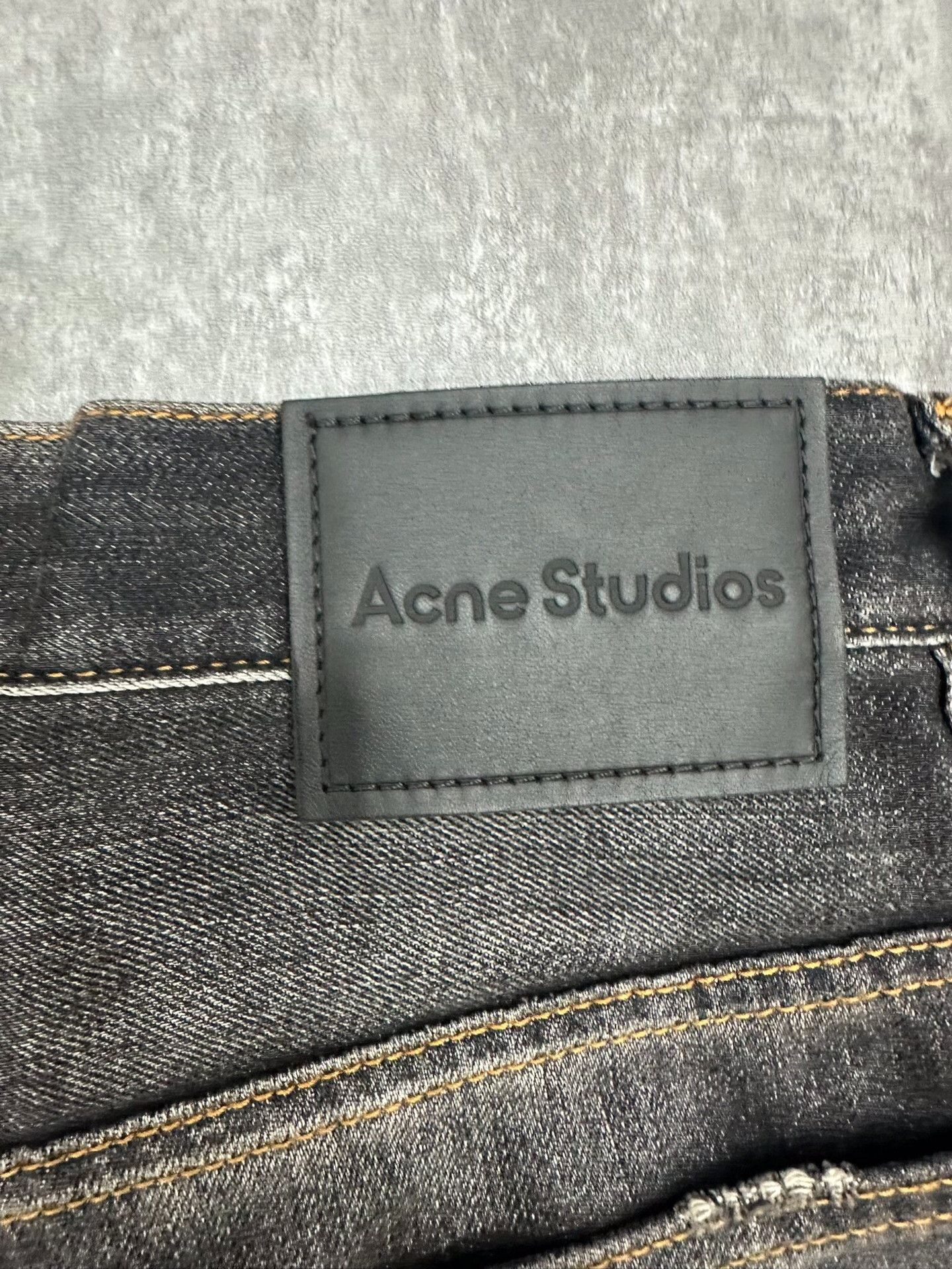 Acne Studios Acne Studios Denim Black Pants 31 Women Size 31" - 4 Thumbnail