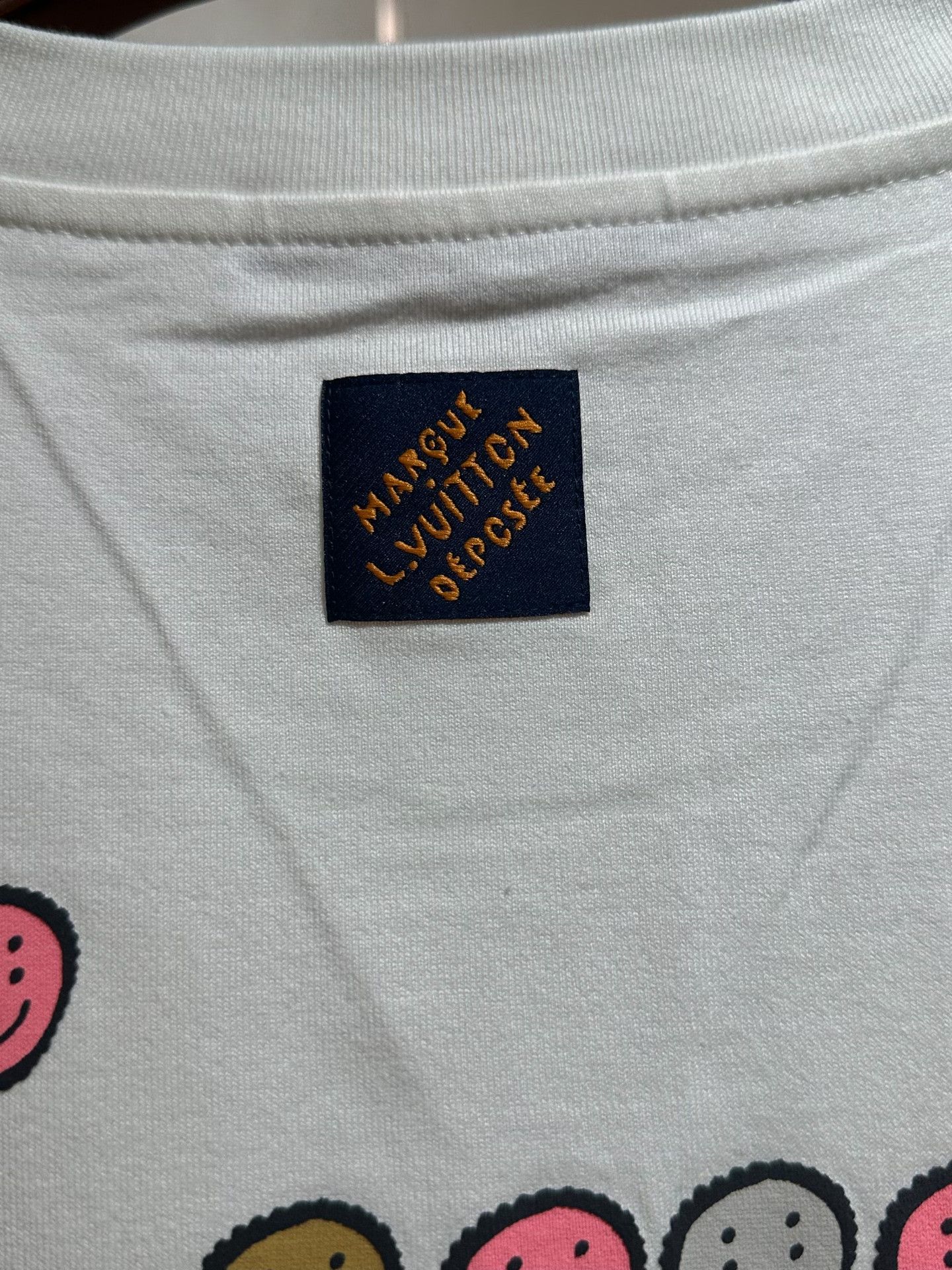 Louis Vuitton Louis Vuitton Collab Printed White T-Shirt m Men Size US M / EU 48-50 / 2 - 3 Thumbnail