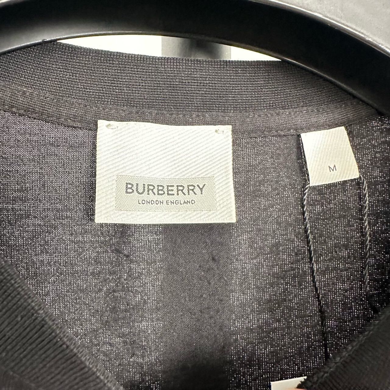 Burberry Burberry Retro Printed Black T-Shirt m Men Size US M / EU 48-50 / 2 - 3 Thumbnail