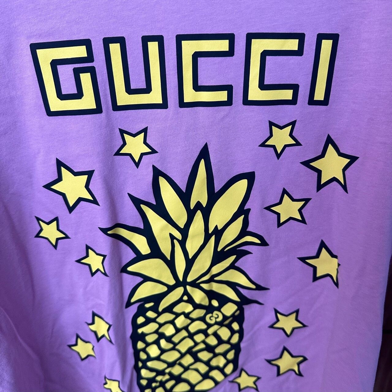 Gucci Gucci Cotton Pink T-Shirt L Women Size L / US 10 / IT 46 - 3 Thumbnail