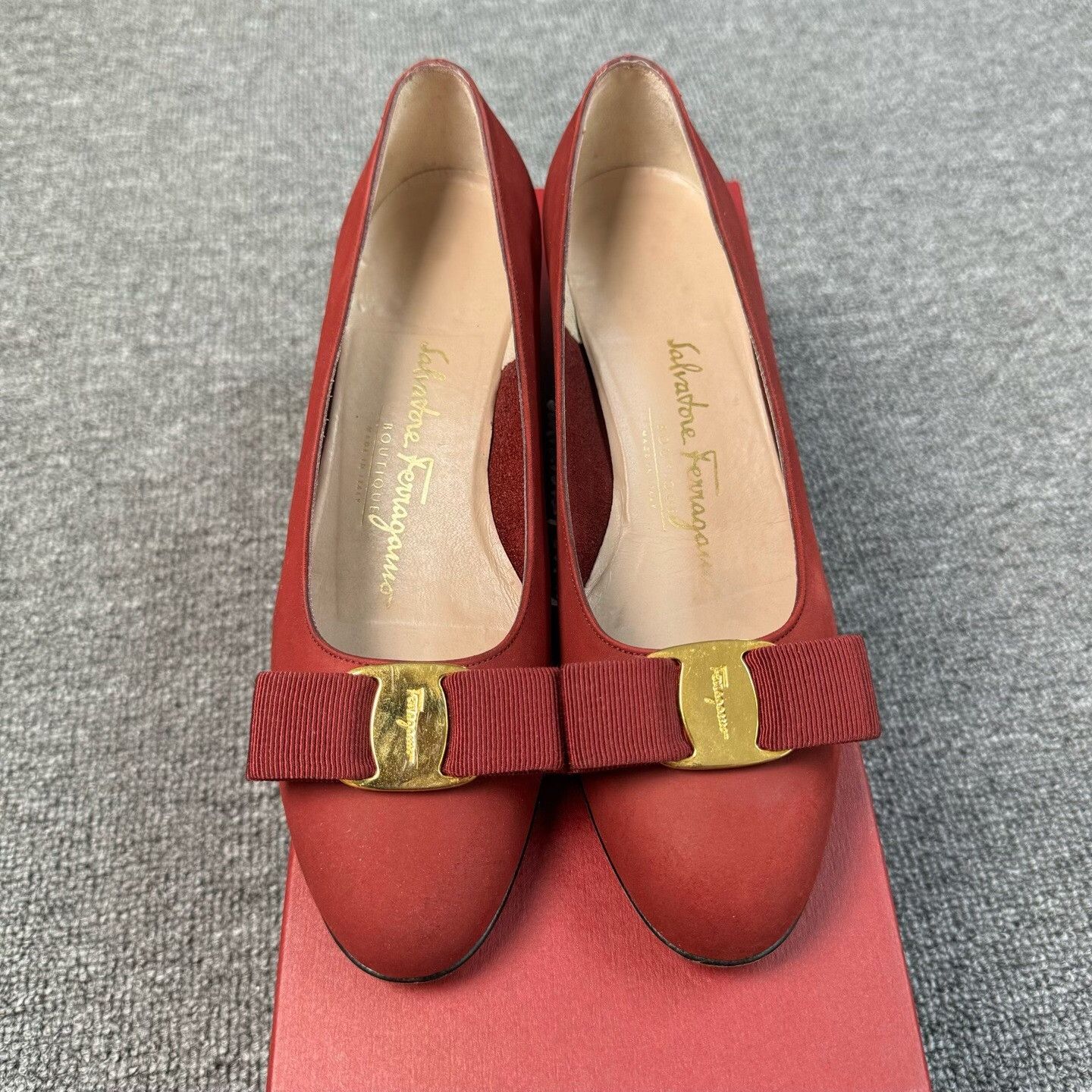 Salvatore Ferragamo Salvatore Ferragamo Suede Red Lowtop Sneakers us_6 Women Size US 6 / IT 36 - 2 Thumbnail