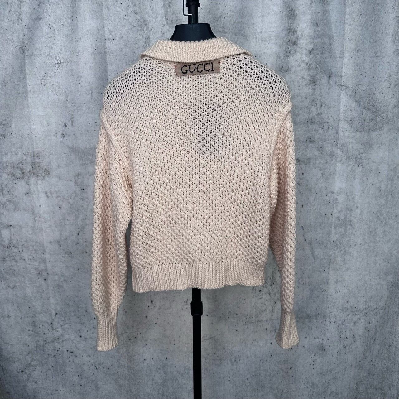 Gucci Gucci Knit Beige Sweater XS Women Size XS / US 0-2 / IT 36-38 - 2 Thumbnail