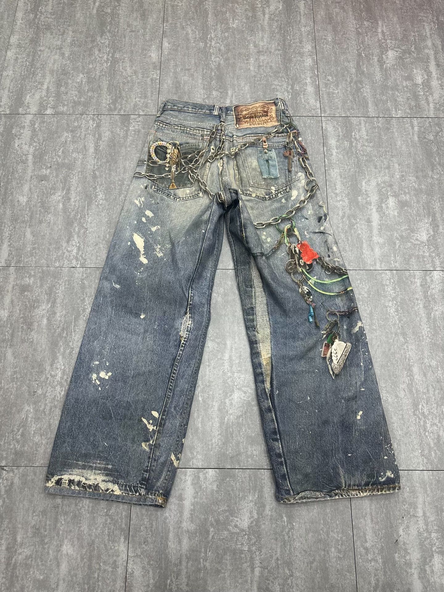 Acne Studios Acne Studios Denim Printed Jeans 26 Women Size 26" / US 2 / IT 38 - 2 Thumbnail
