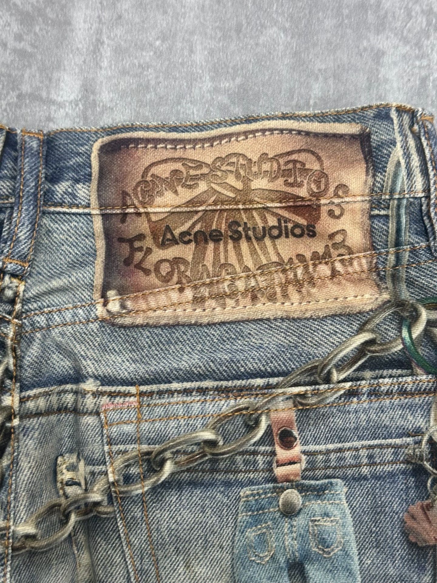 Acne Studios Acne Studios Denim Printed Jeans 26 Women Size 26" / US 2 / IT 38 - 4 Thumbnail