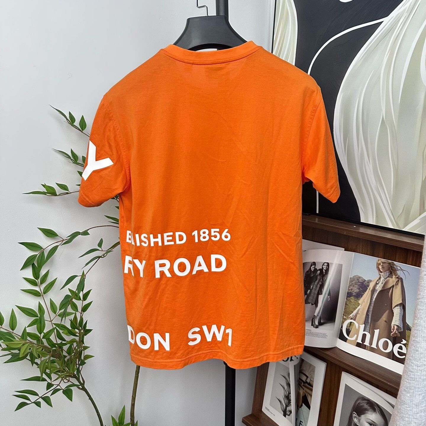 Burberry Burberry Retro Orange T-Shirt XXS Women Size XXS / US 00 / IT 34 - 2 Thumbnail