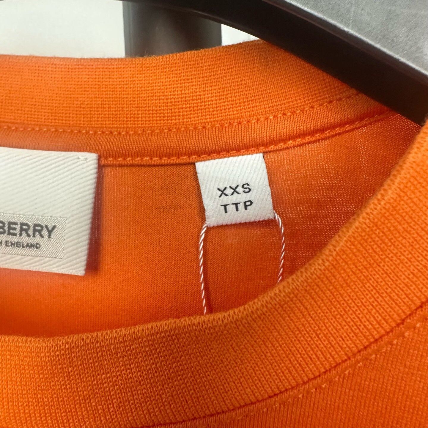 Burberry Burberry Retro Orange T-Shirt XXS Women Size XXS / US 00 / IT 34 - 4 Thumbnail