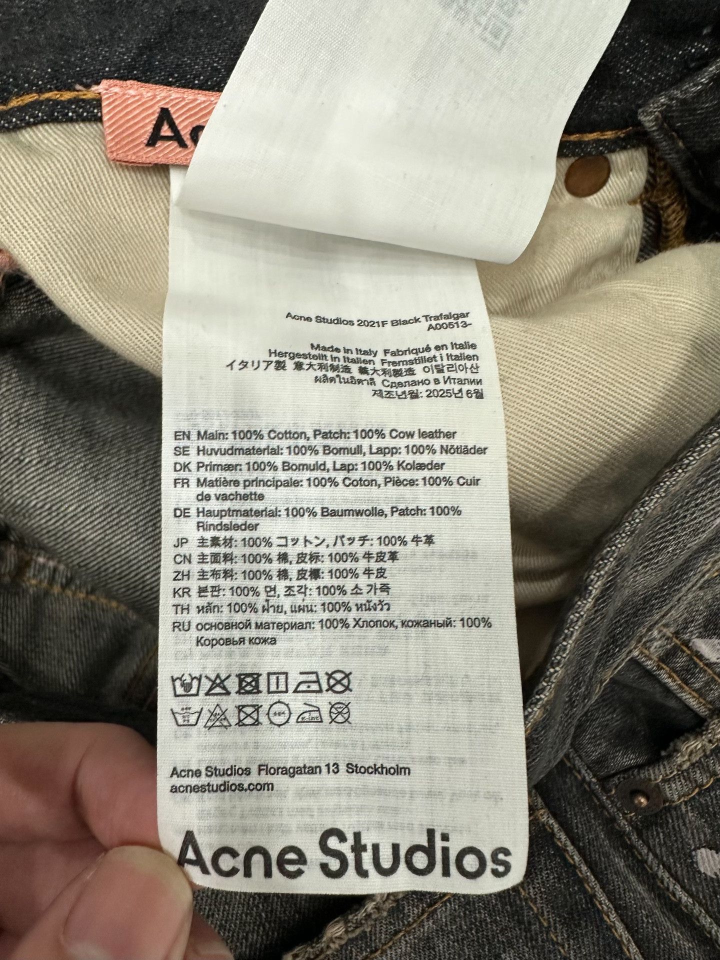 Acne Studios Acne Studios Denim Black Denim Jeans 32 Men Size US 32 / EU 48 - 6 Thumbnail