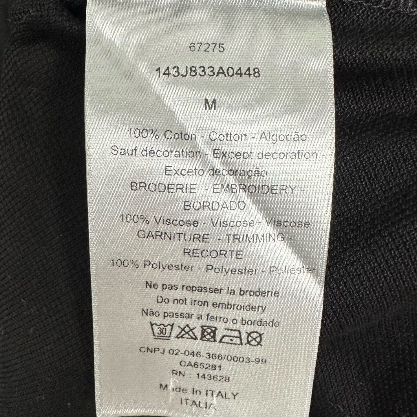 Dior Dior Black T-Shirt m Men Size US M / EU 48-50 / 2 - 5 Thumbnail