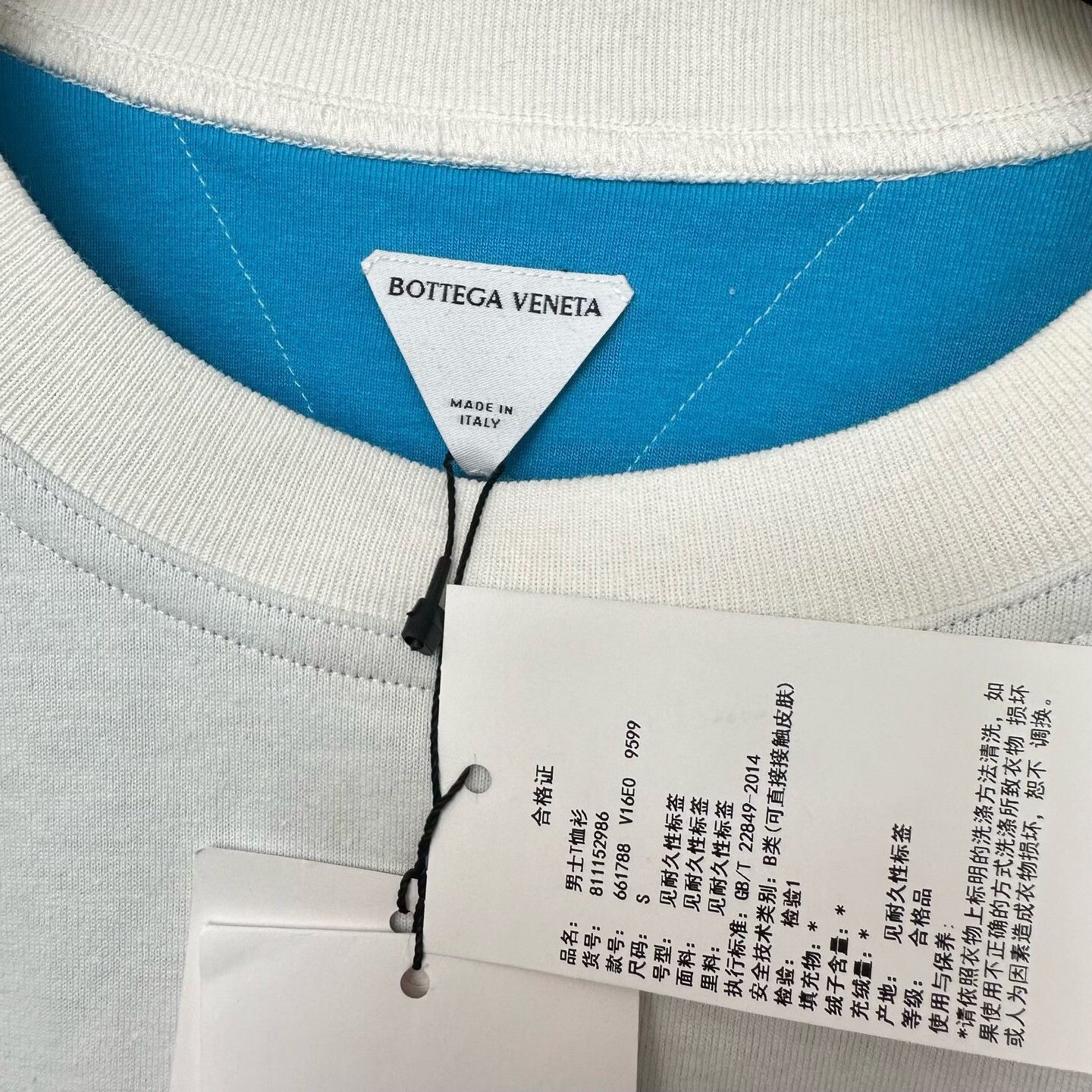 Bottega Veneta Bottega Veneta Blue T-Shirt S Women Size S / US 4 / IT 40 - 4 Thumbnail