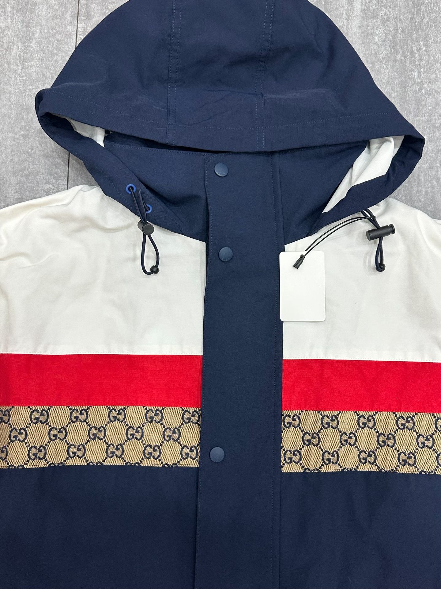 Gucci Gucci Long Blue Heavy Coat l Men Size US L / EU 52-54 / 3 - 3 Thumbnail