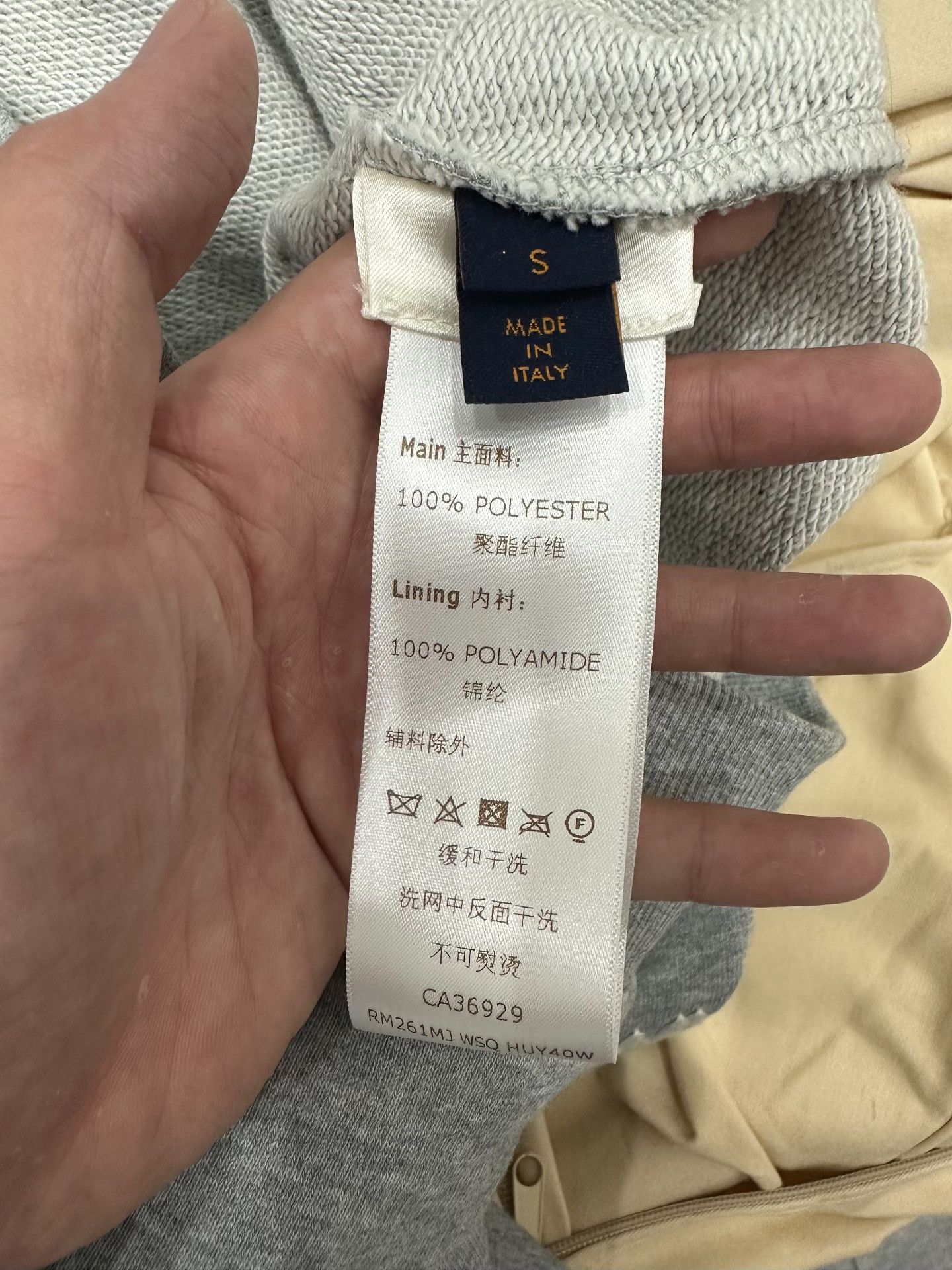 Louis Vuitton Louis Vuitton Gray Hoodie S Women Size S / US 4 / IT 40 - 6 Thumbnail