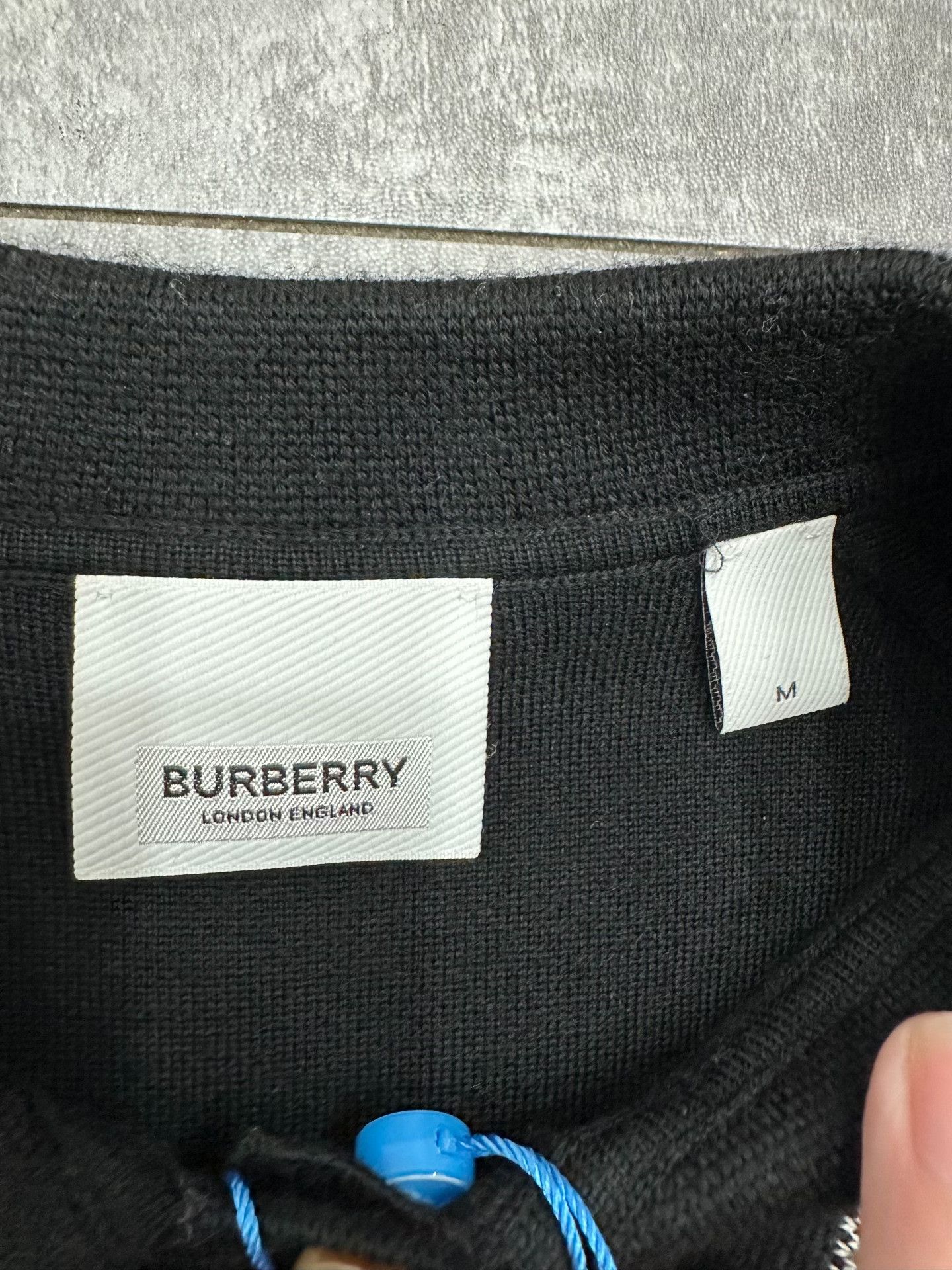Burberry Burberry Plaid Black Polo m Men Size US M / EU 48-50 / 2 - 4 Thumbnail