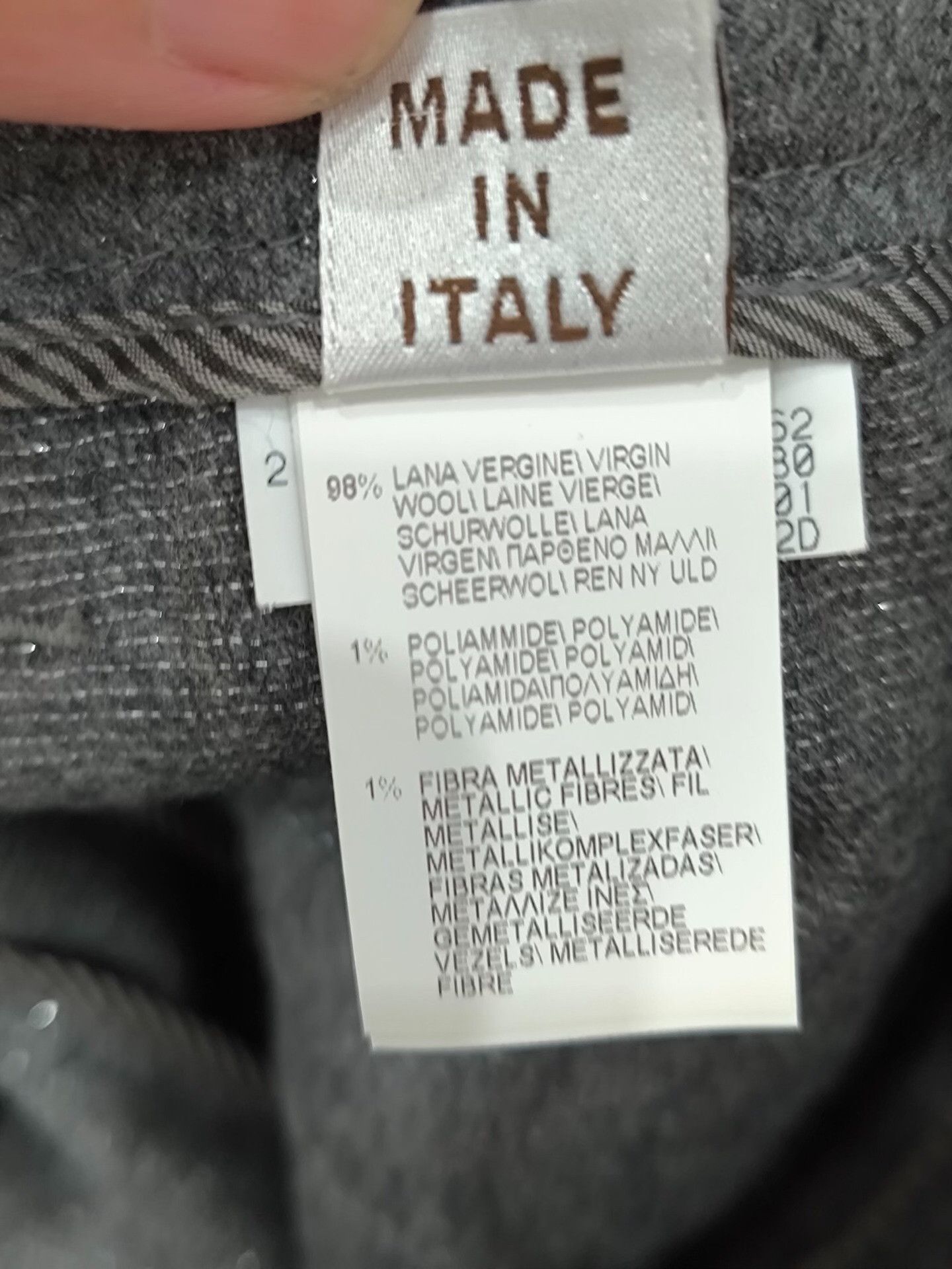 Brunello Cucinelli Brunello Cucinelli Wool Gray Pants 38 Women Size 38" / US 16 / IT 52 - 7 Thumbnail