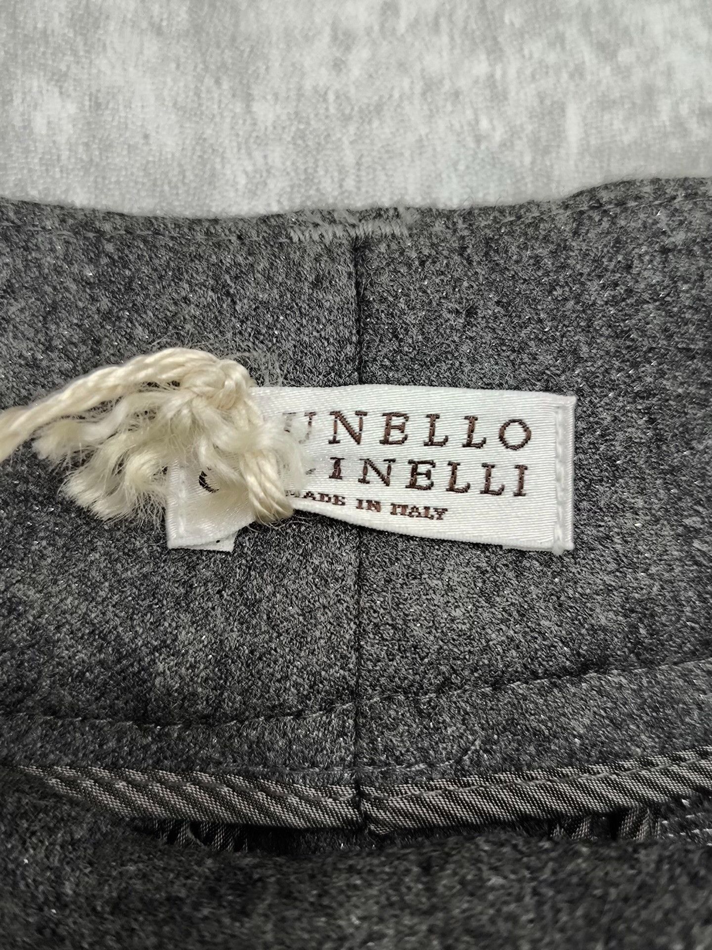 Brunello Cucinelli Brunello Cucinelli Wool Gray Pants 38 Women Size 38" / US 16 / IT 52 - 4 Thumbnail