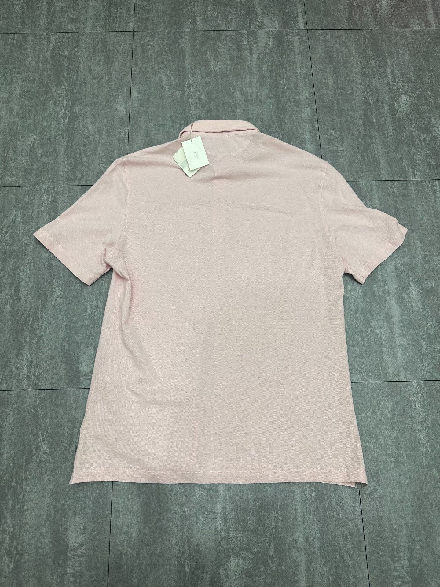 Brunello Cucinelli Brunello Cucinelli Pink T-Shirt L Women Size L / US 10 / IT 46 - 2 Thumbnail