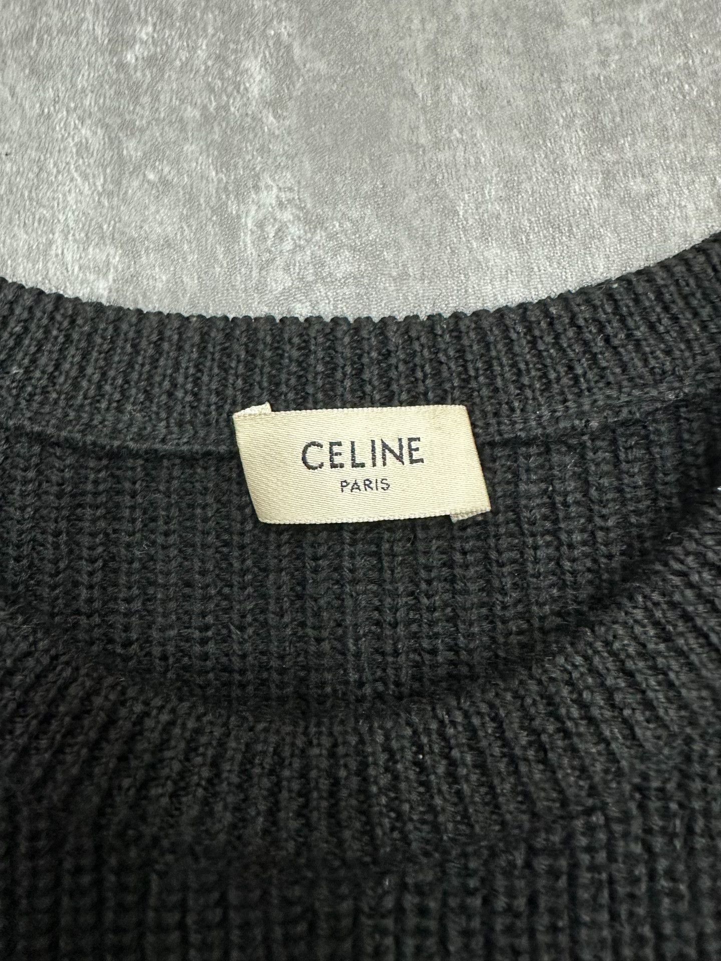 Celine Celine Wool Black Sweater S Women Size S / US 4 / IT 40 - 4 Thumbnail