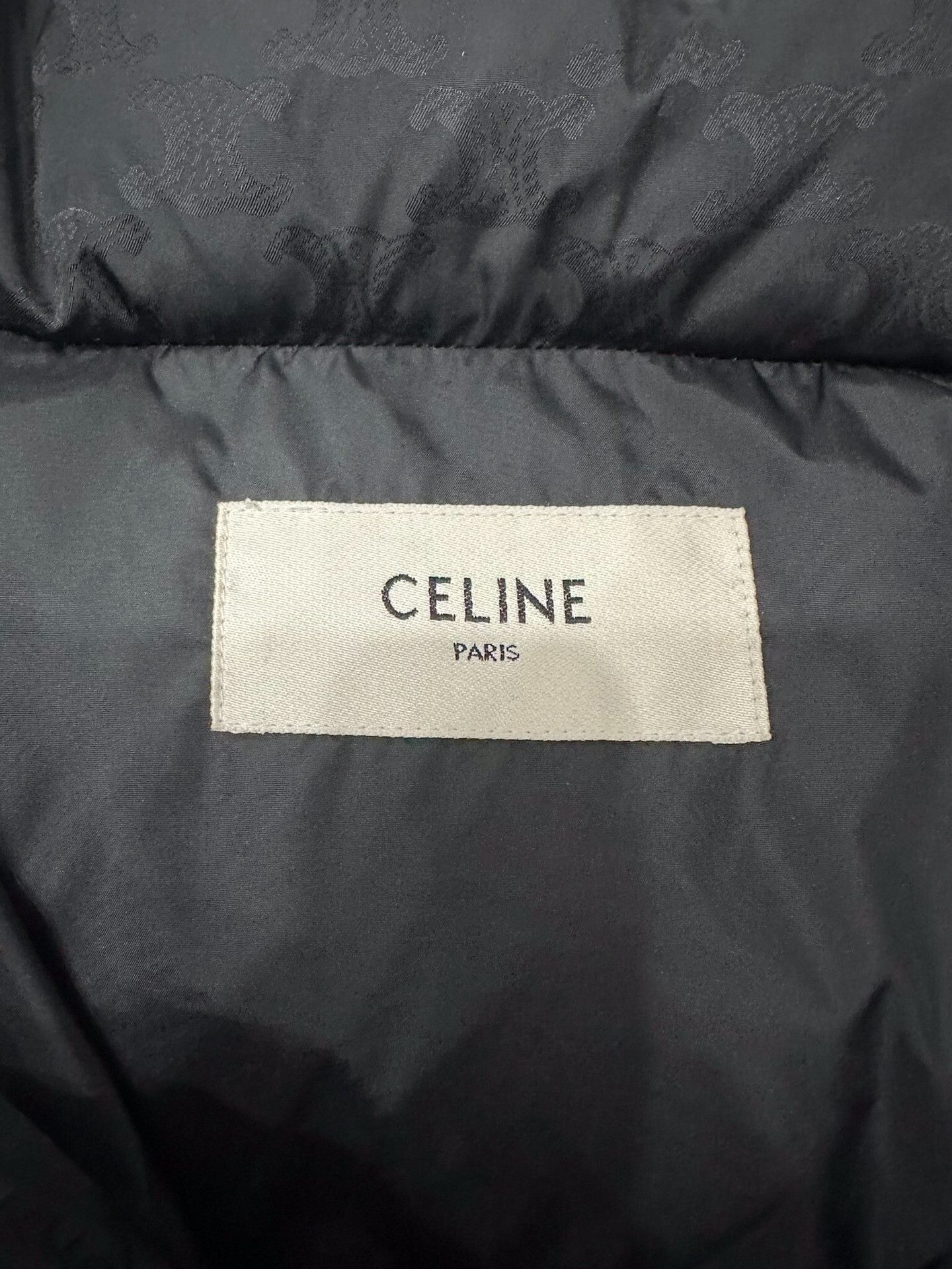 Celine Celine Down Black Down Jacket L Women Size L / US 10 / IT 46 - 4 Thumbnail