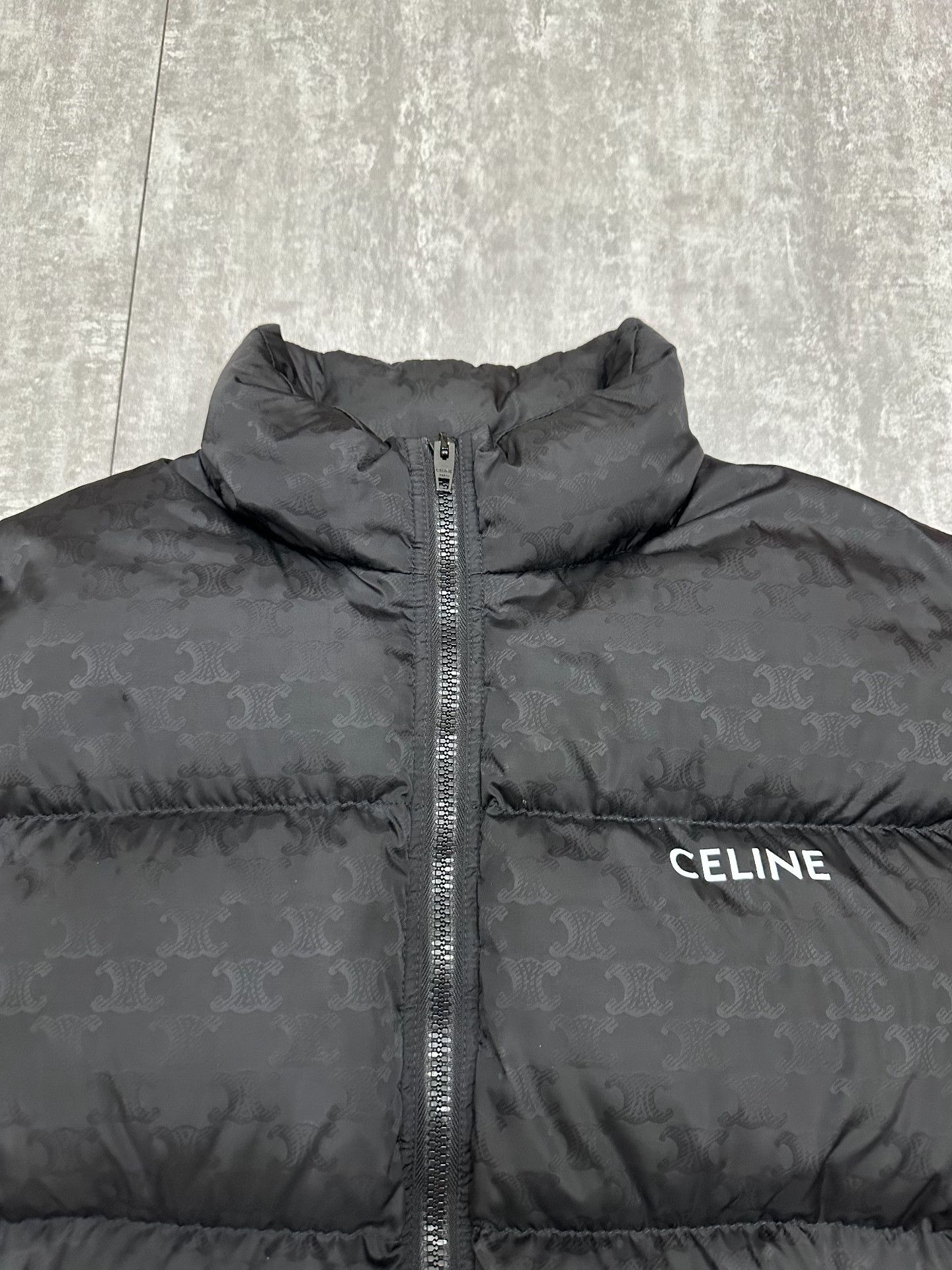 Celine Celine Down Black Down Jacket L Women Size L / US 10 / IT 46 - 3 Thumbnail