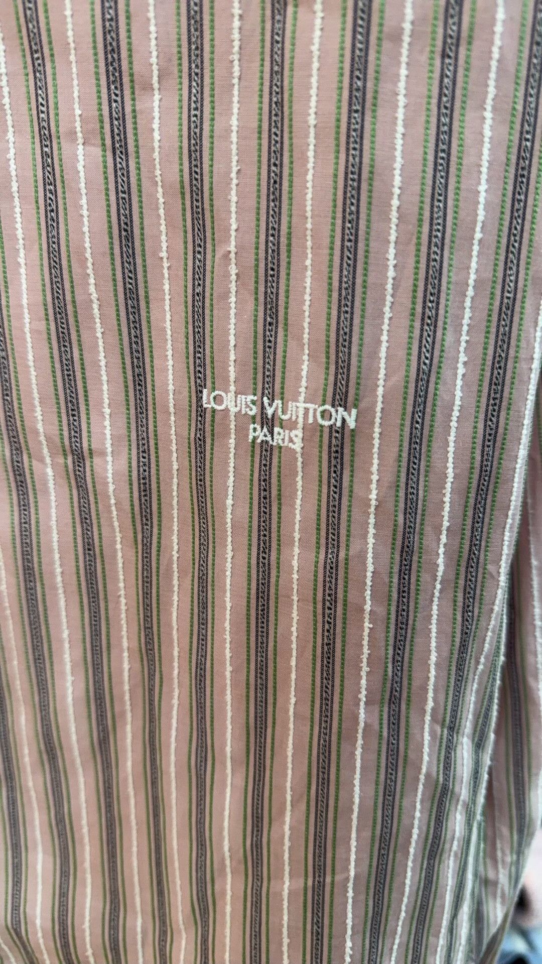 Louis Vuitton Louis Vuitton Striped Purple Shirt xl Men Size US XL / EU 56 / 4 - 4 Thumbnail