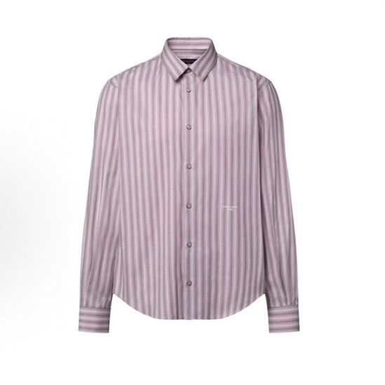 Louis Vuitton Louis Vuitton Striped Purple Shirt xl Men Size US XL / EU 56 / 4 - 7 Thumbnail