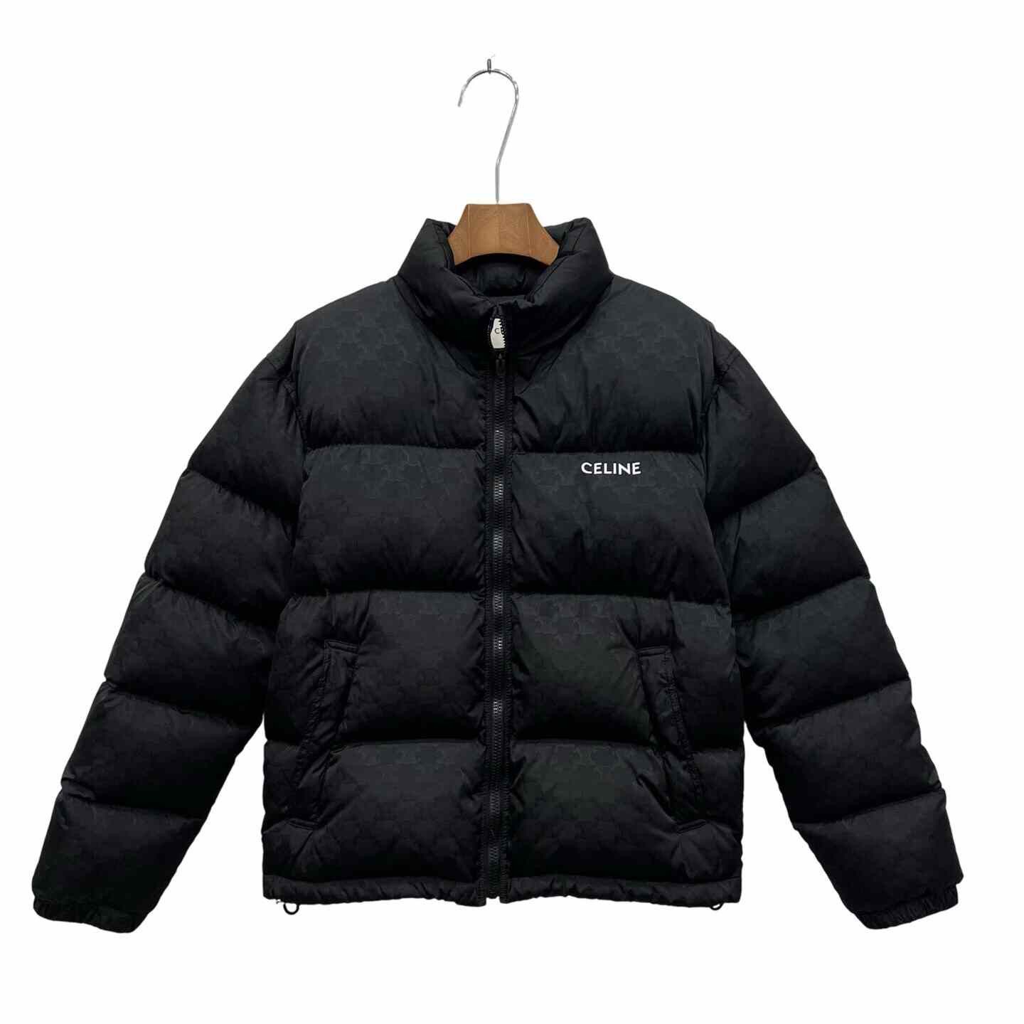 Celine Celine Down Black Down Jacket L Women Size L / US 10 / IT 46 - 2 Thumbnail