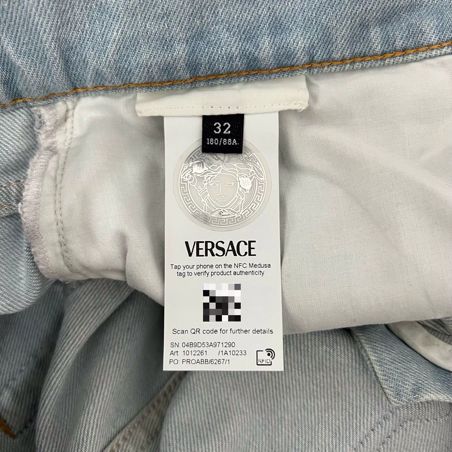 Versace Versace Denim Blue Denim Jeans 32 Men Size US 32 / EU 48 - 6 Thumbnail