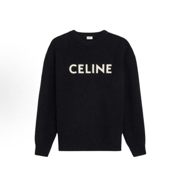 Celine Celine Retro Wool Black Sweater S Women Size S / US 4 / IT 40 - 7 Thumbnail