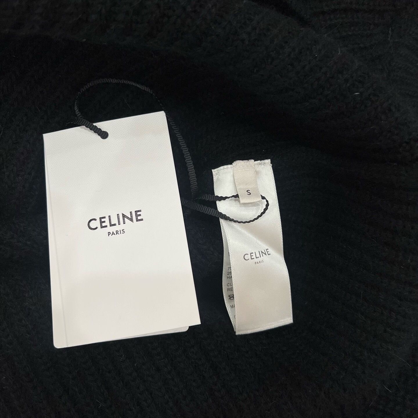 Celine Celine Retro Wool Black Sweater S Women Size S / US 4 / IT 40 - 5 Thumbnail