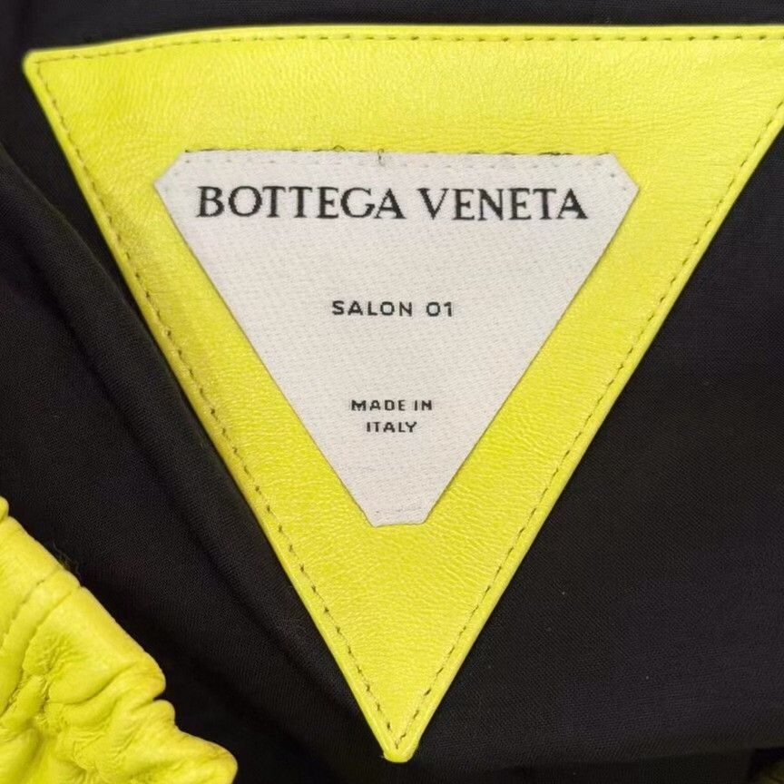 Bottega Veneta Bottega Veneta Leather Green Pants 24 Women Size 24" / US 00 / IT 34 - 4 Thumbnail