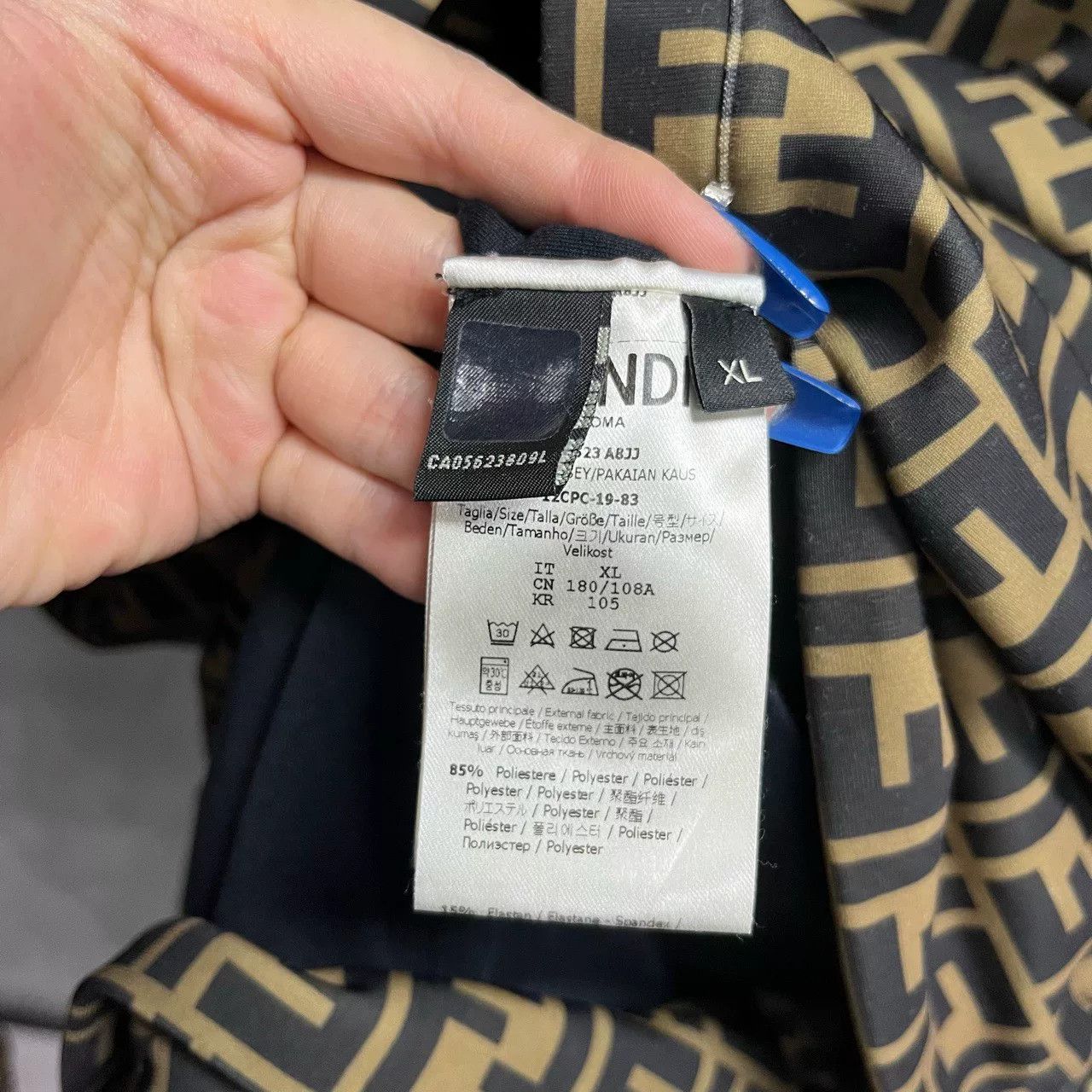 Fendi Fendi Retro FF Print Zip Jacket Size US XL / EU 56 / 4 - 3 Thumbnail