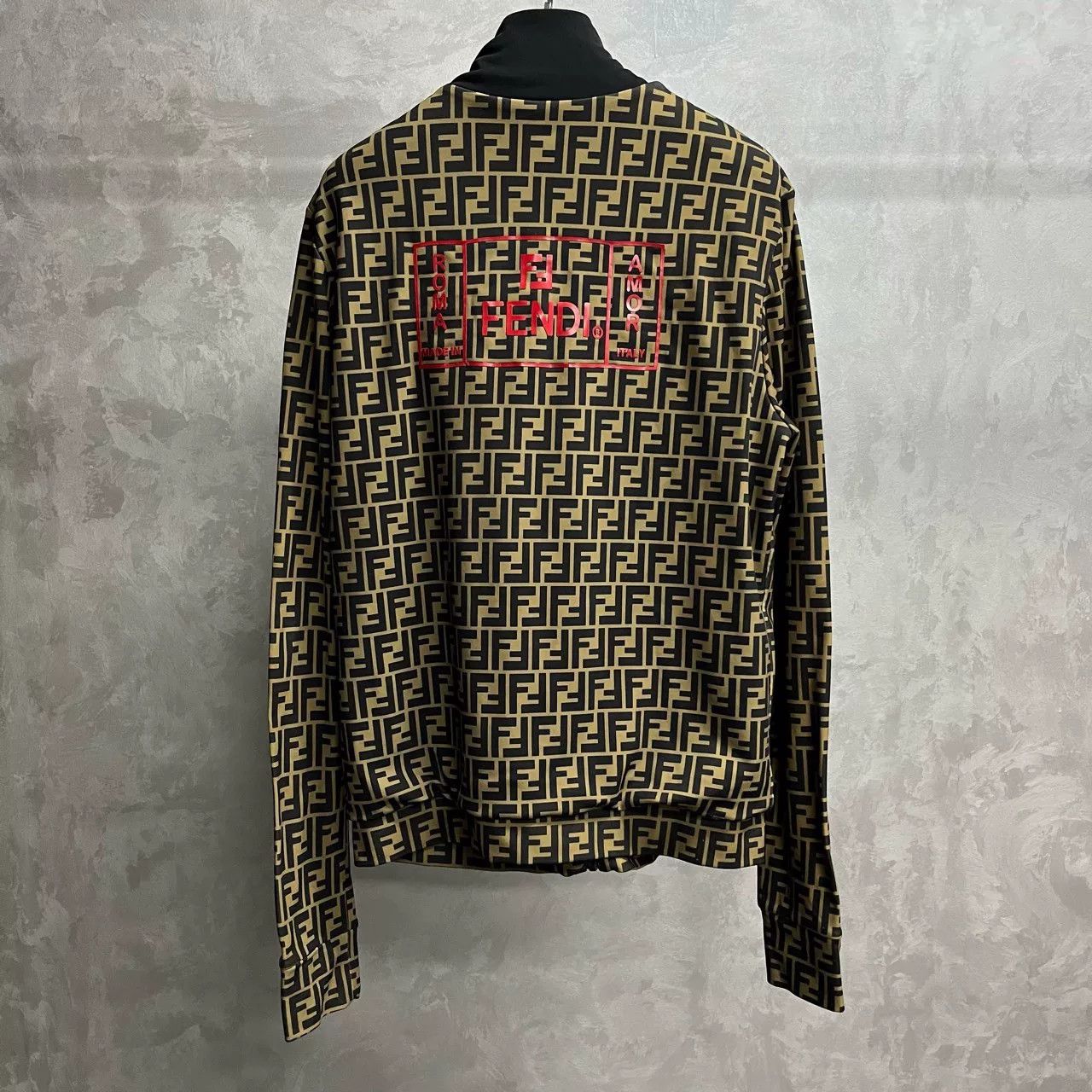 Fendi Fendi Retro FF Print Zip Jacket Size US XL / EU 56 / 4 - 2 Thumbnail