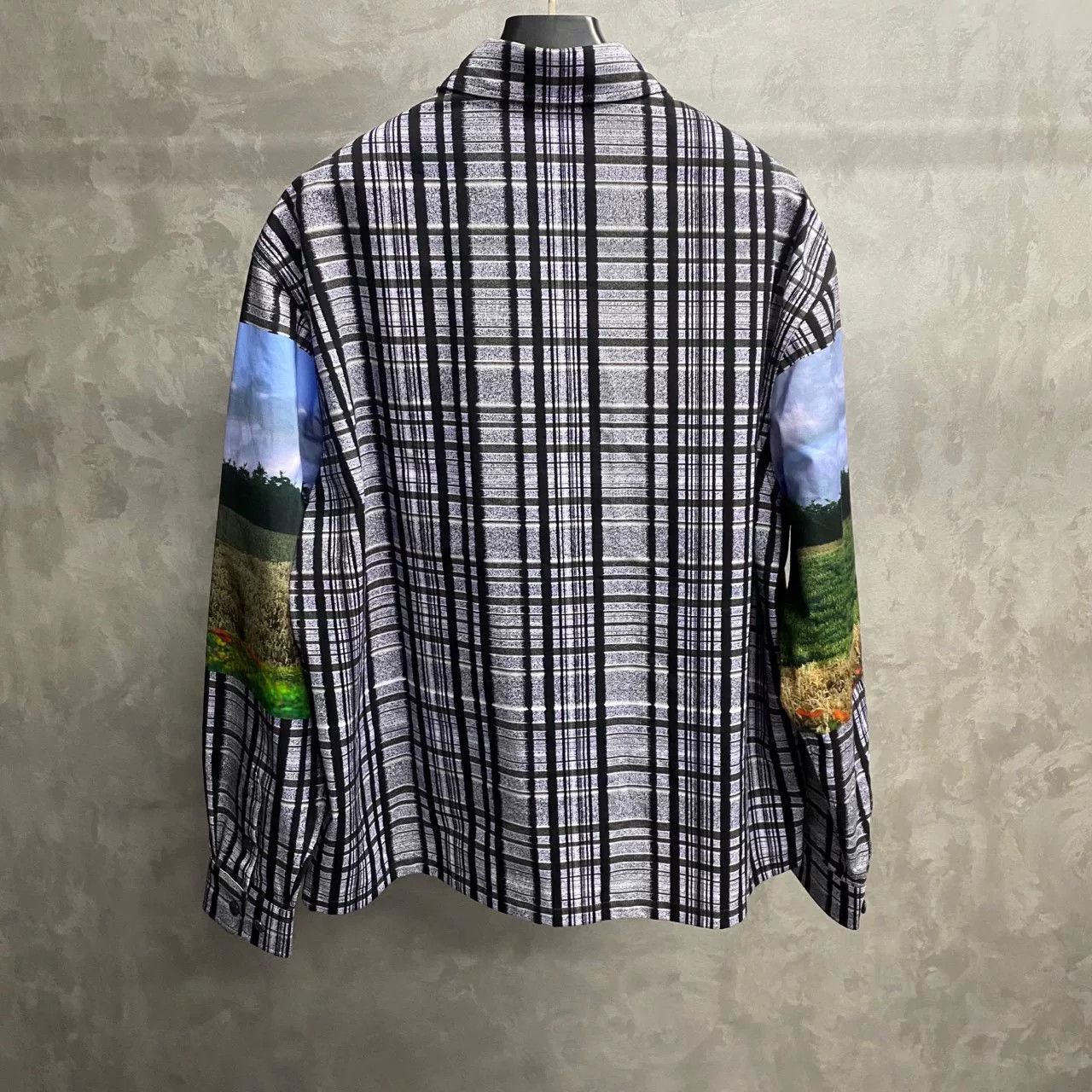 Louis Vuitton Louis Vuitton Plaid Landscape Logo Shirt Size US M / EU 48-50 / 2 - 2 Thumbnail