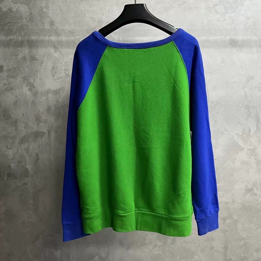 Gucci Gucci Green Letter Print Crewneck Sweatshirt Size US L / EU 52-54 / 3 - 2 Thumbnail