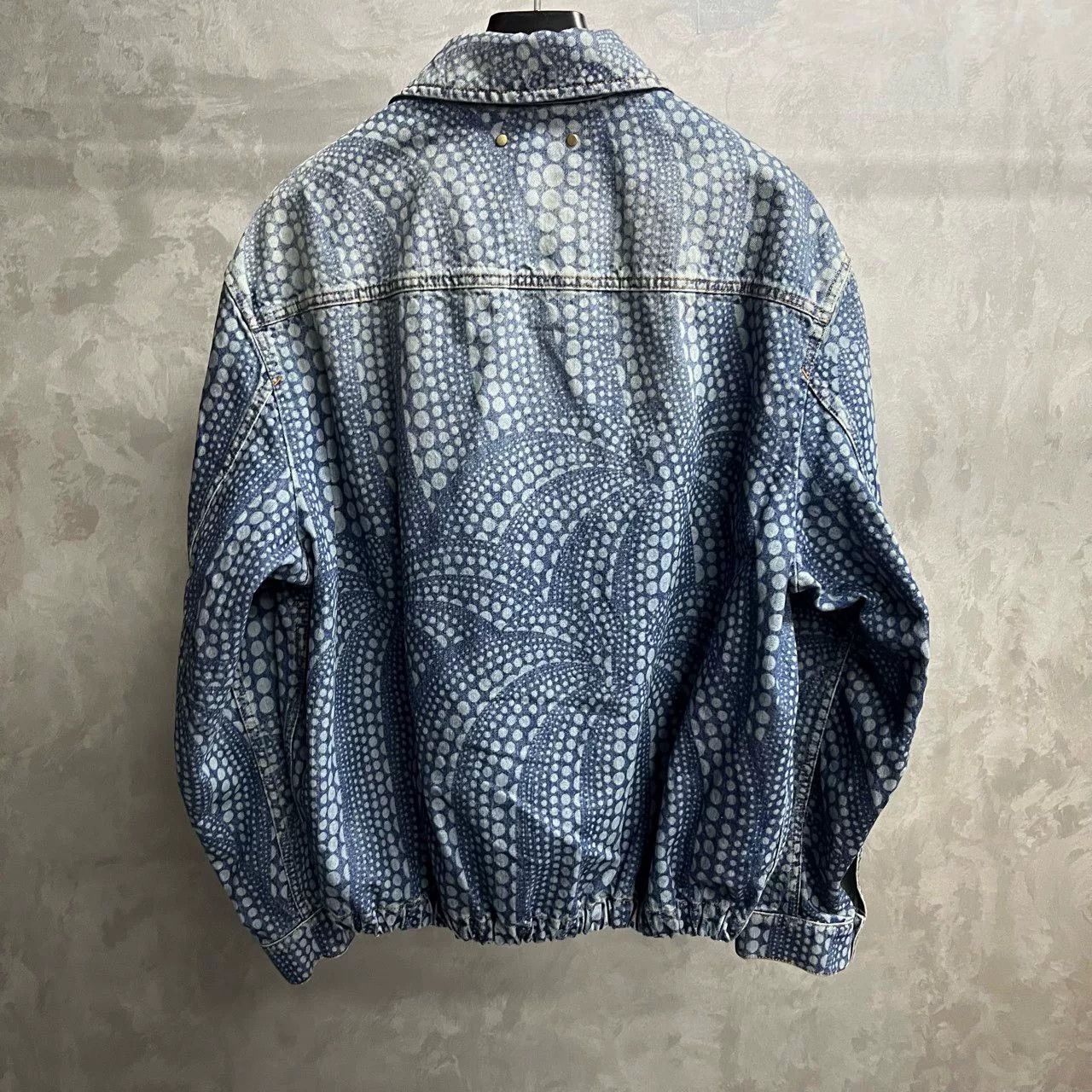 Louis Vuitton Louis Vuitton Blue Kusama Pumpkin Denim Jacket Size US L / EU 52-54 / 3 - 2 Thumbnail