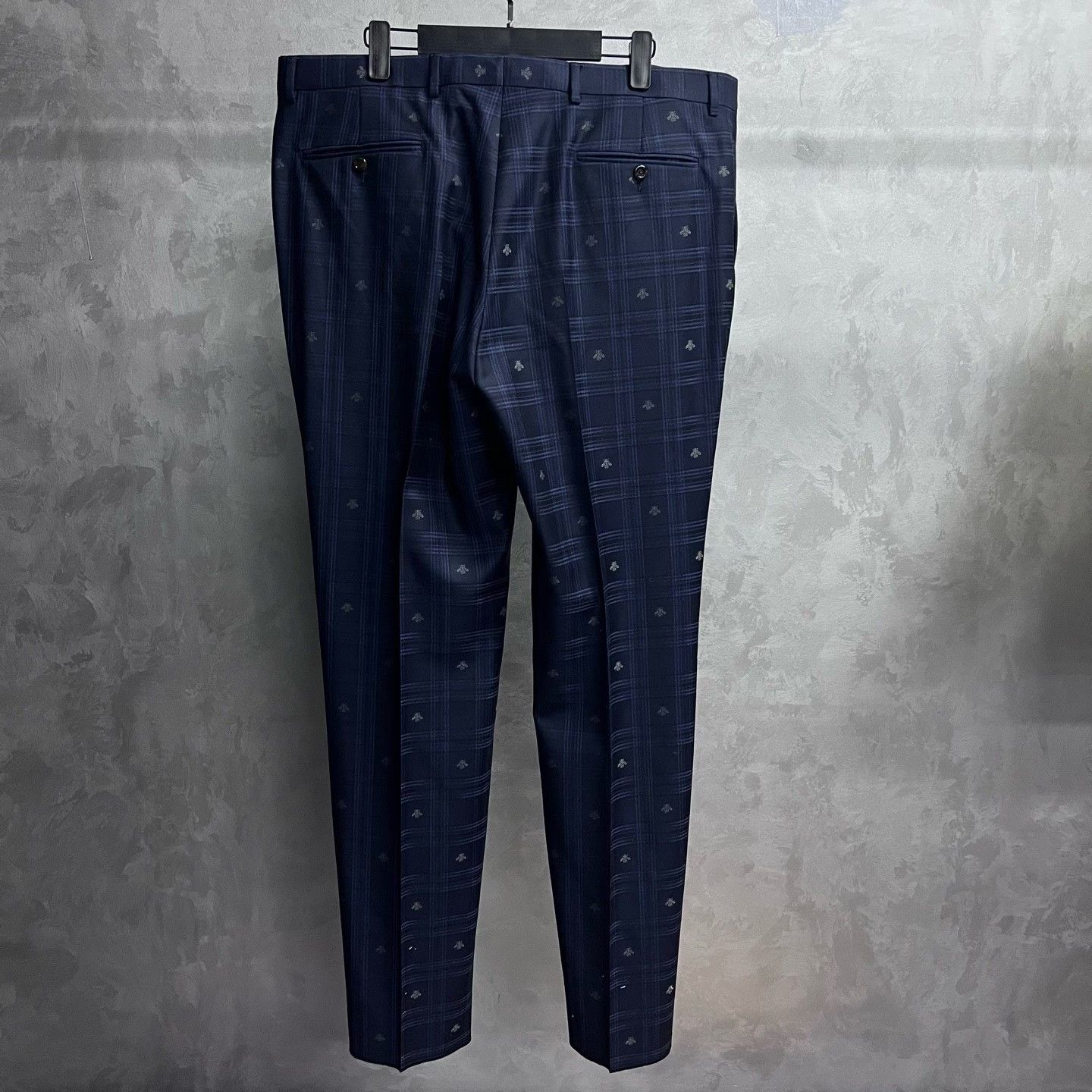 Gucci Gucci Bee Check Wool Suit Set Size US XL / EU 56 / 4 - 4 Thumbnail