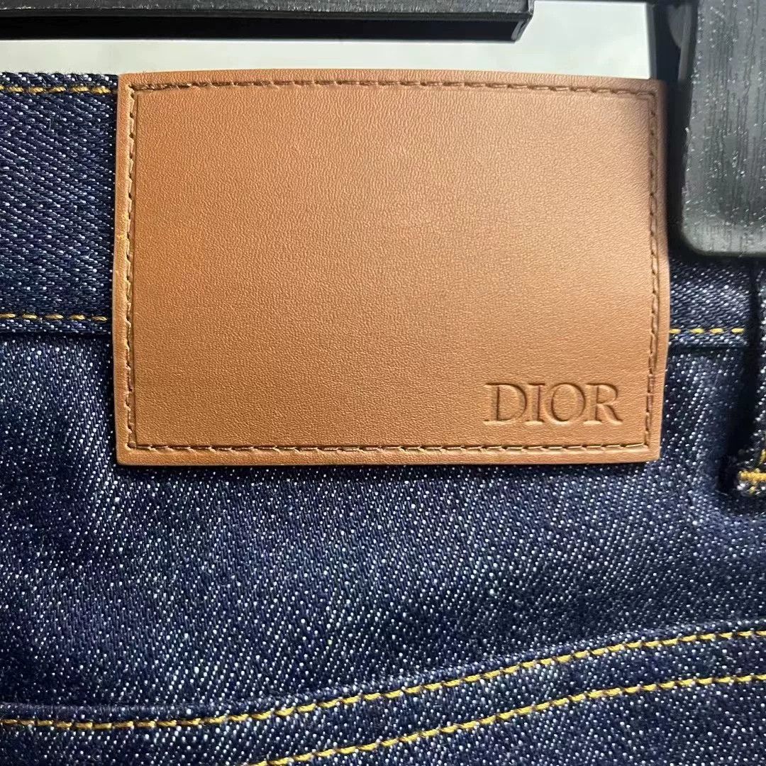 Dior Dior Blue Print Long-Sleeve Denim Jacket Size US 34 / EU 50 - 4 Thumbnail