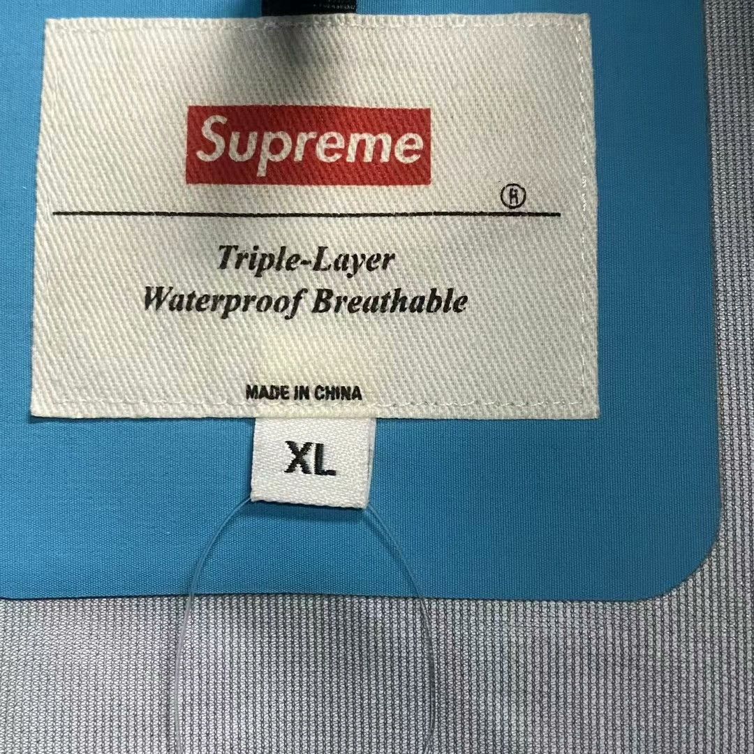 Supreme Supreme Blue Striped Logo Multi-Functional Jacket Size US XL / EU 56 / 4 - 3 Thumbnail