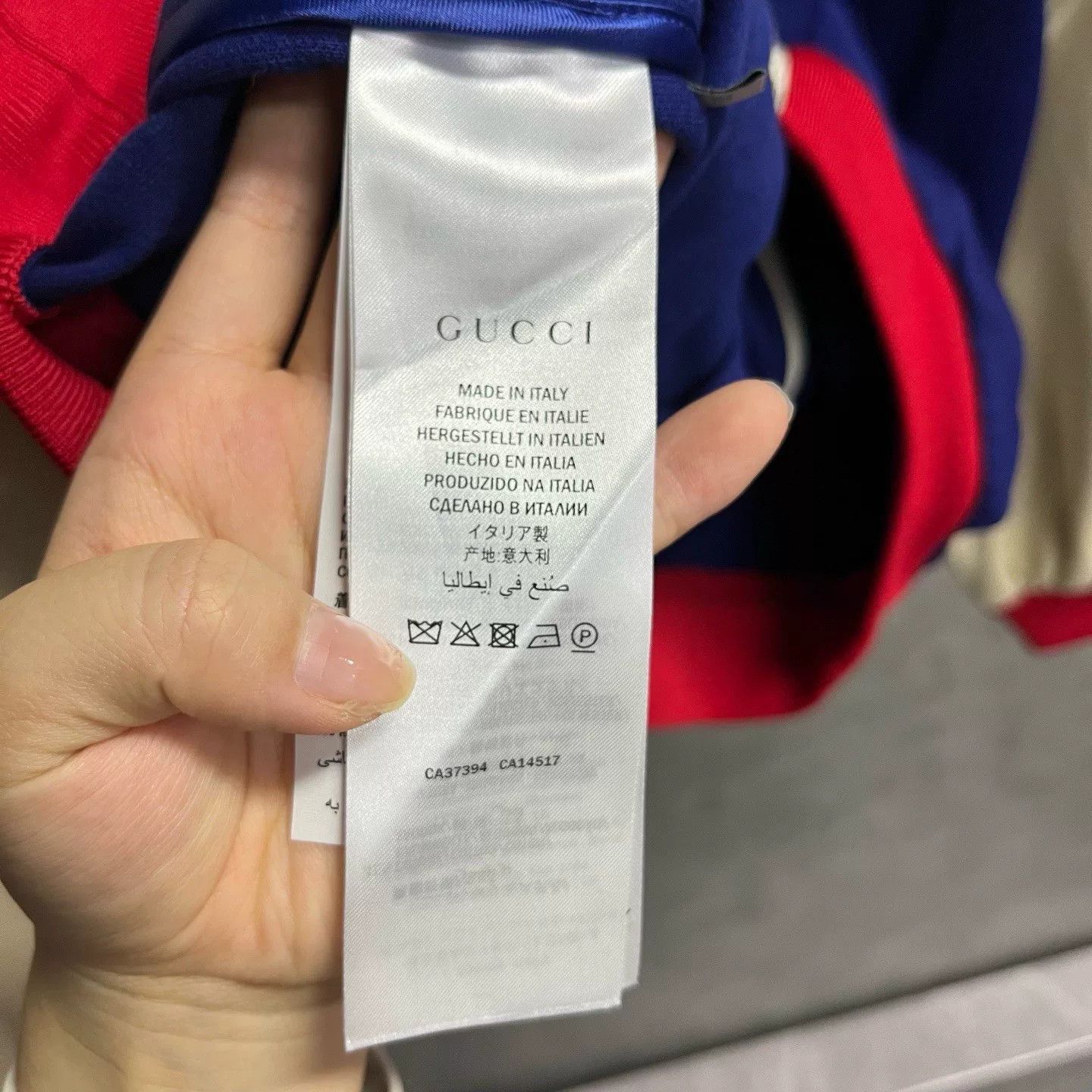 Gucci Gucci Blue Cherry Logo Sports Jacket Size XS / US 0-2 / IT 36-38 - 3 Thumbnail