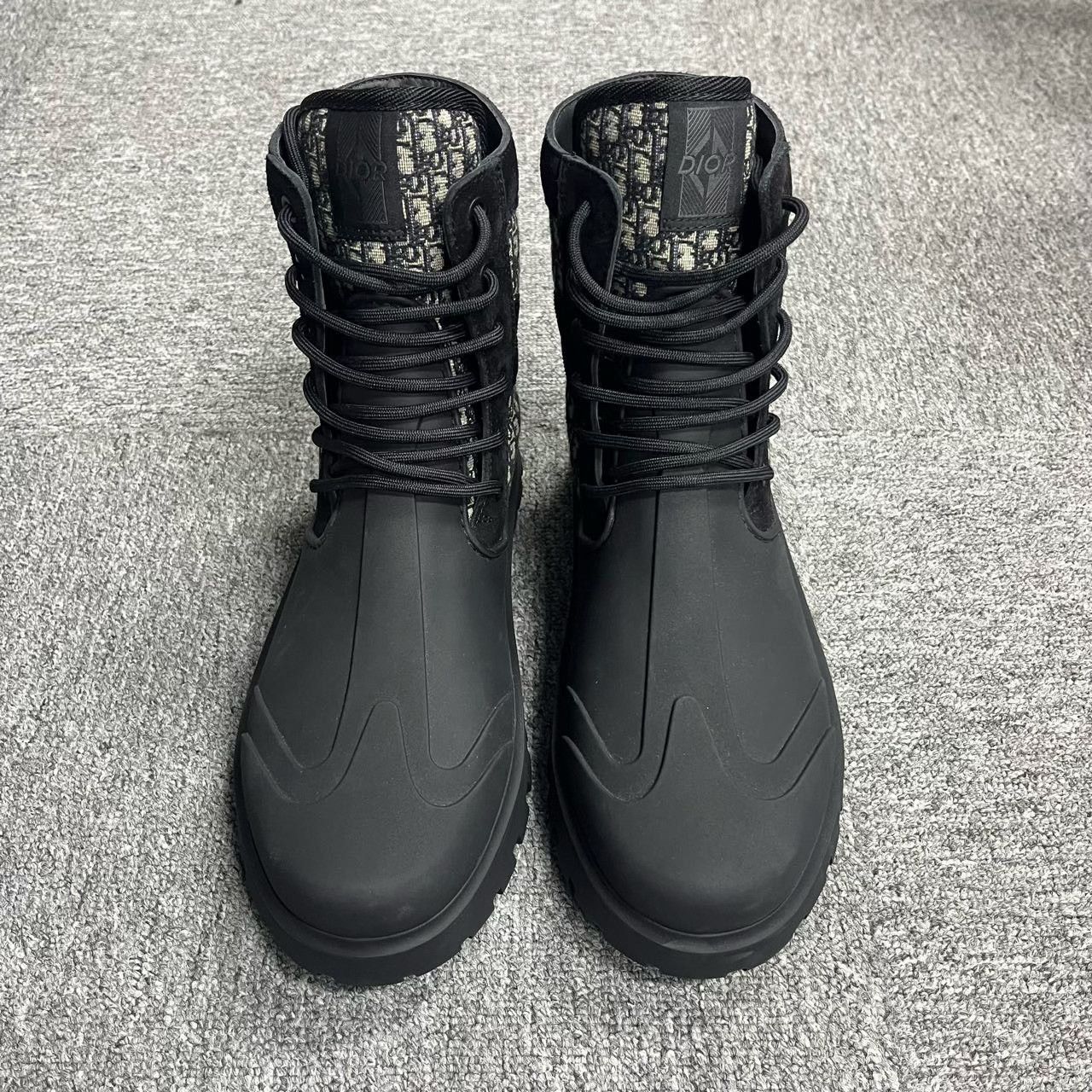 Dior Dior Black Lace-Up Short Martin Boots Size US 8 / EU 41 - 2 Thumbnail