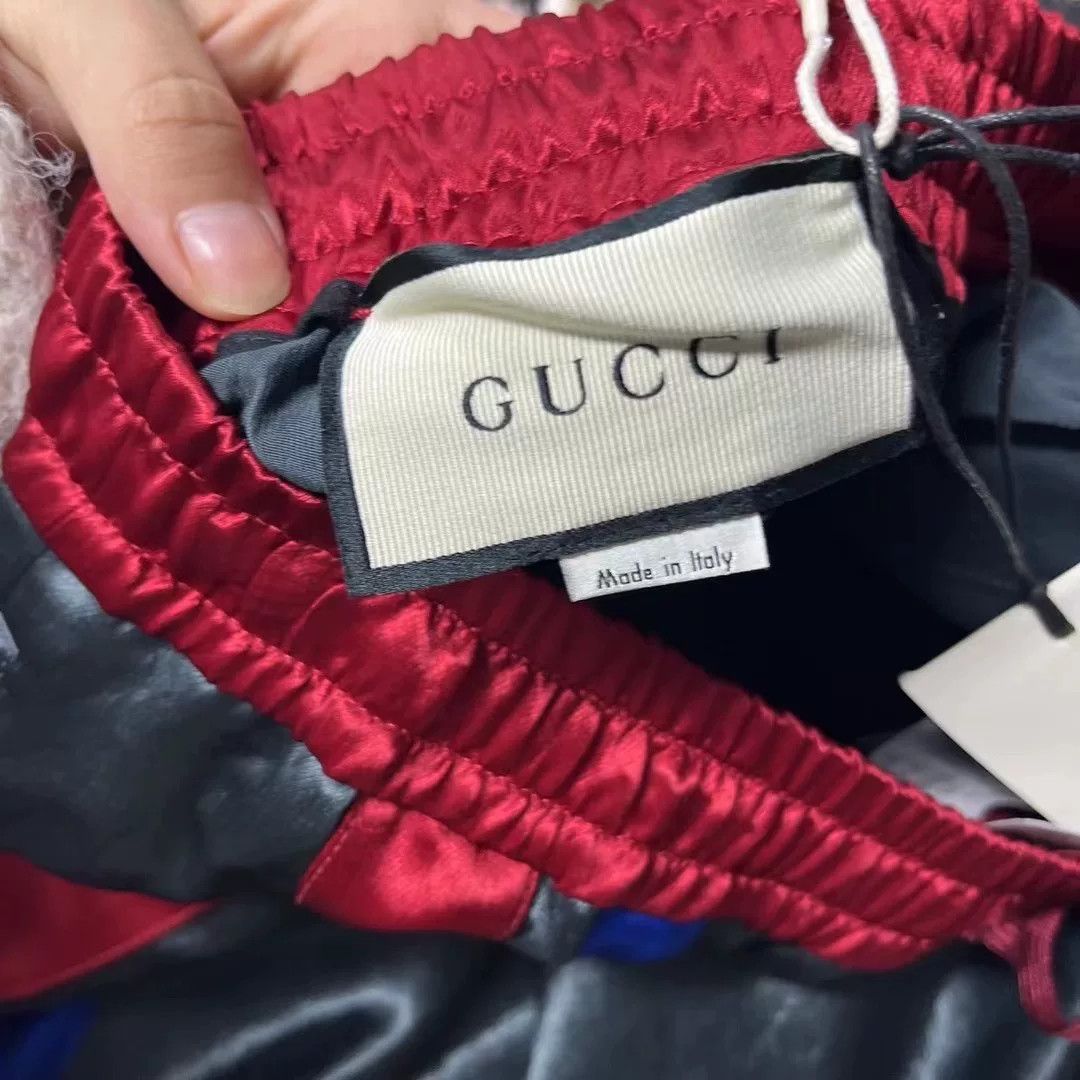 Gucci Gucci Black Stripe Embroidery Logo Shorts Size US 32 / EU 48 - 3 Thumbnail