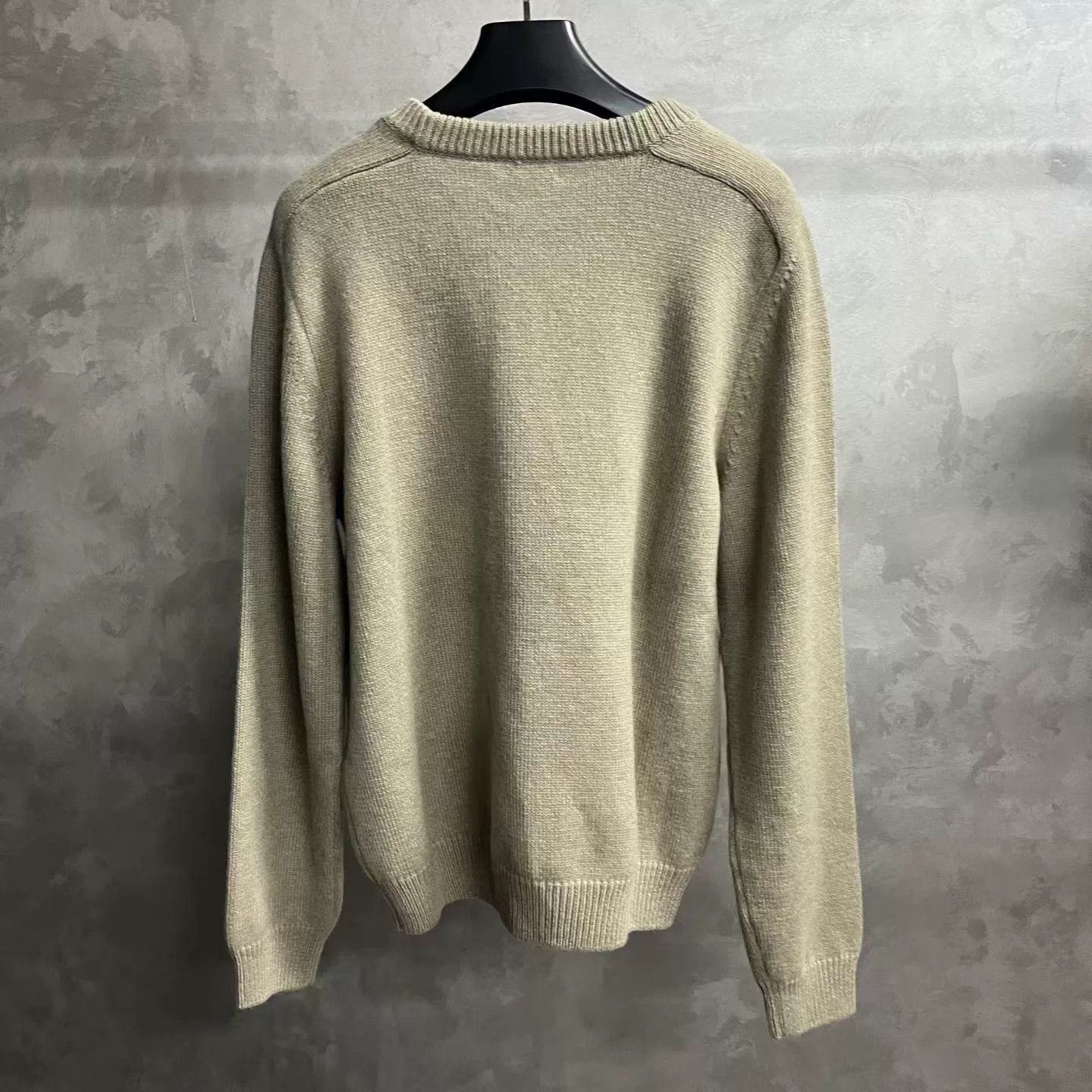 Celine Celine Beige Logo Embroidered Oversized Sweater Size US XL / EU 56 / 4 - 2 Thumbnail