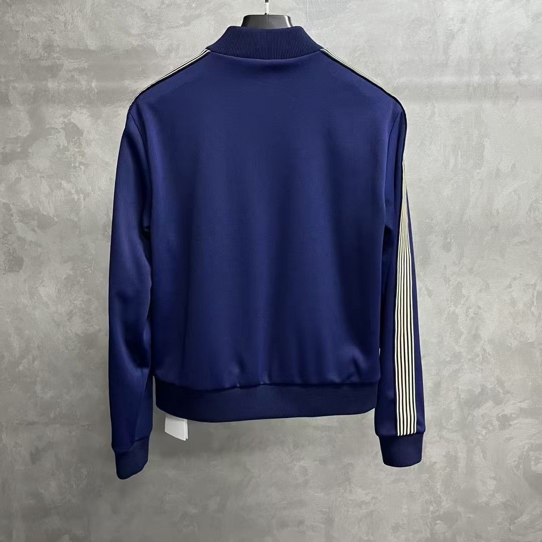 Celine Celine Blue Logo Embroidery Stripe Jacket Size US S / EU 44-46 / 1 - 2 Thumbnail