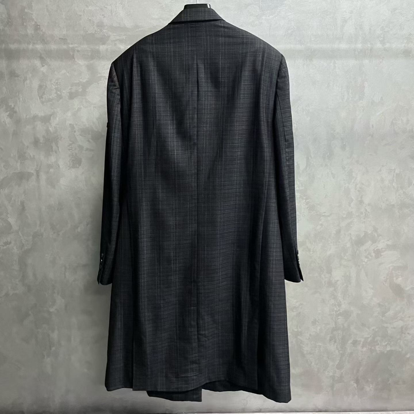 Balenciaga Balenciaga Gray Logo Embroidered Stripe Coat Size US S / EU 44-46 / 1 - 2 Thumbnail