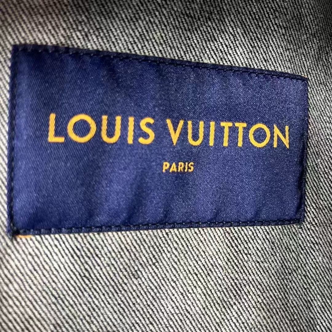 Louis Vuitton Louis Vuitton Black Printed Lapel Jacket Size US L / EU 52-54 / 3 - 3 Thumbnail