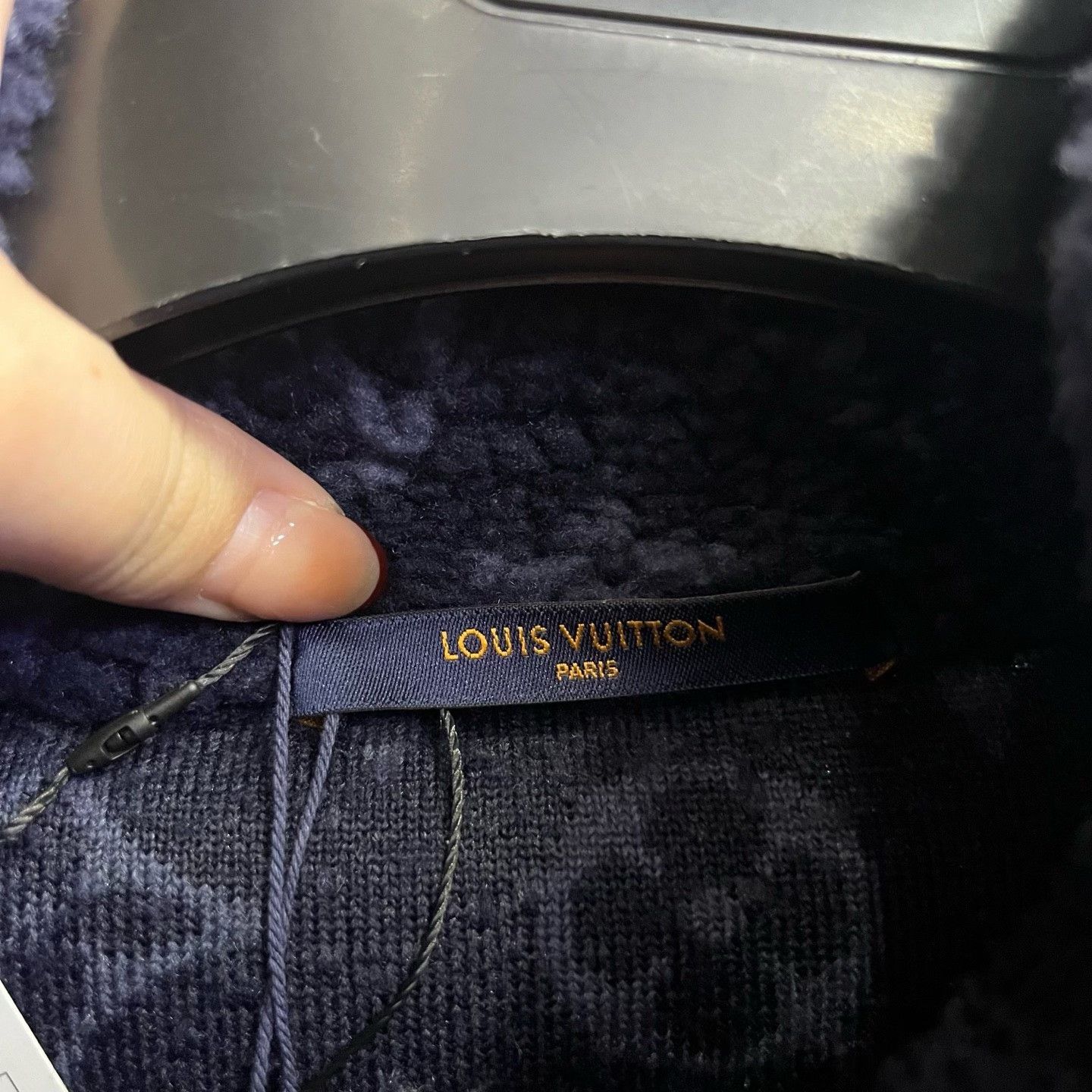Louis Vuitton Louis Vuitton Deep Blue Jacquard Jacket Size US XL / EU 56 / 4 - 4 Thumbnail