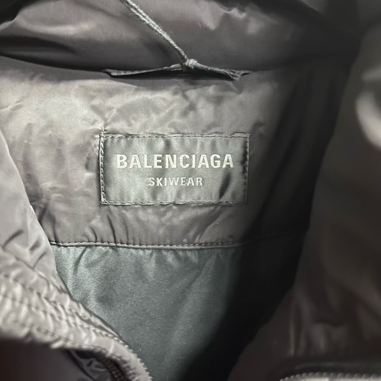 Balenciaga Balenciaga Black Logo Zip Jacket Size XS / US 0-2 / IT 36-38 - 3 Thumbnail