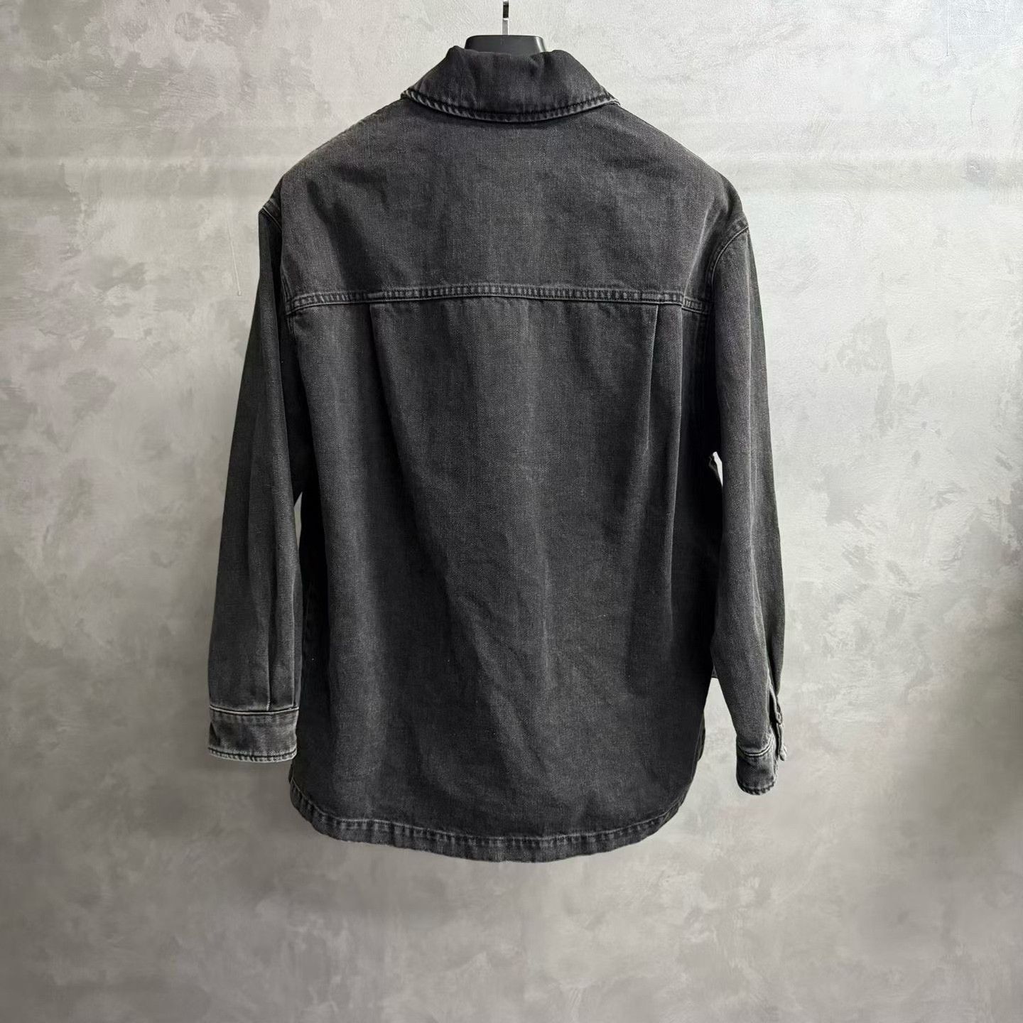 Miu Miu Miu Miu Washed Black Denim Jacket Size S / US 4 / IT 40 - 2 Thumbnail
